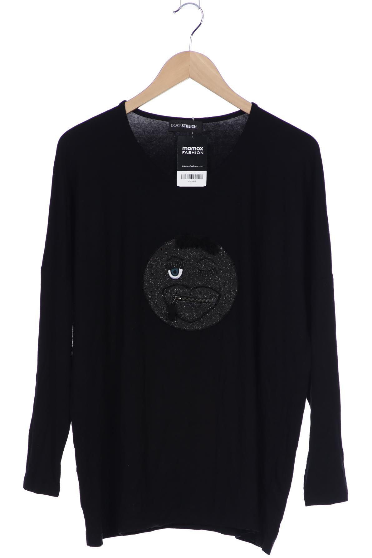 

Doris Streich Damen Langarmshirt, schwarz, Gr. 44
