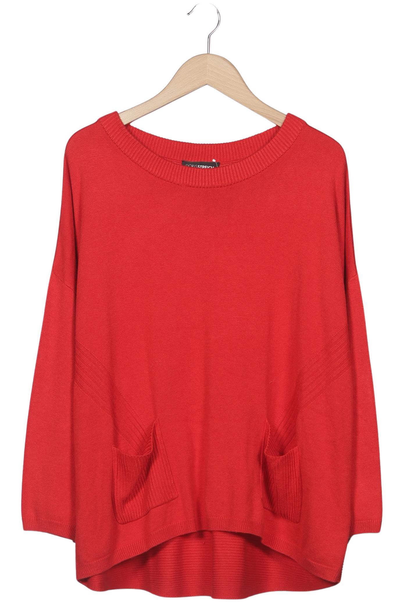 

Doris Streich Damen Pullover, rot, Gr. 48