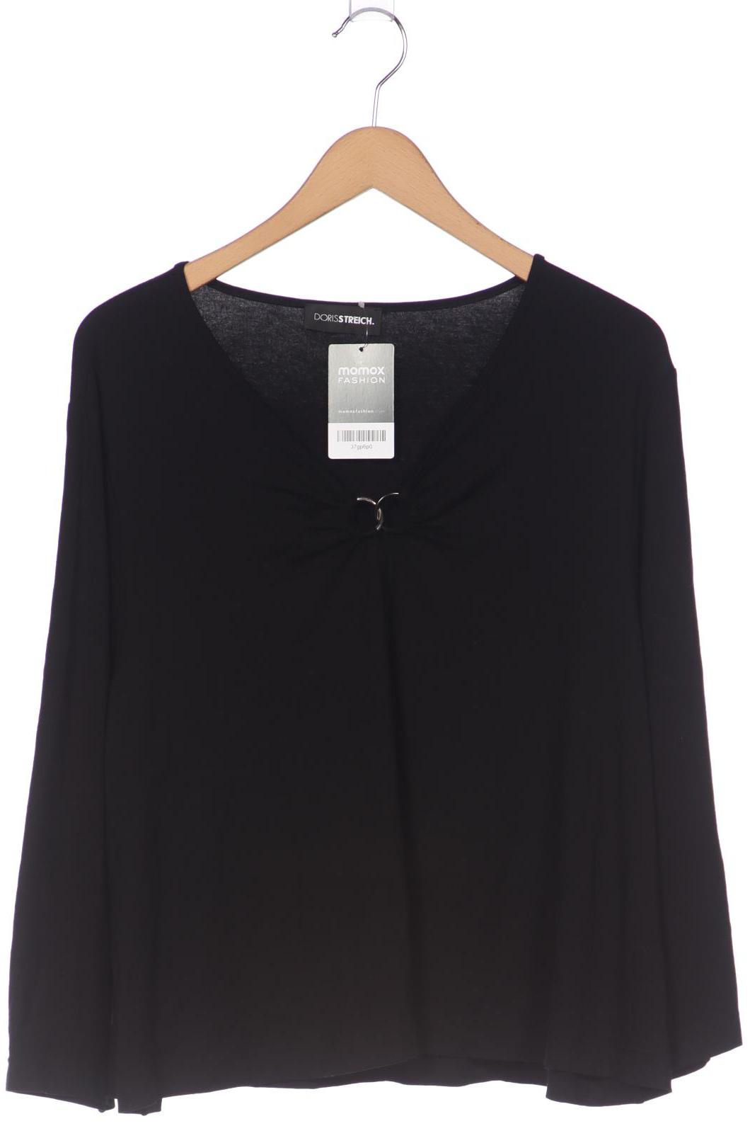 

Doris Streich Damen Langarmshirt, schwarz, Gr. 46