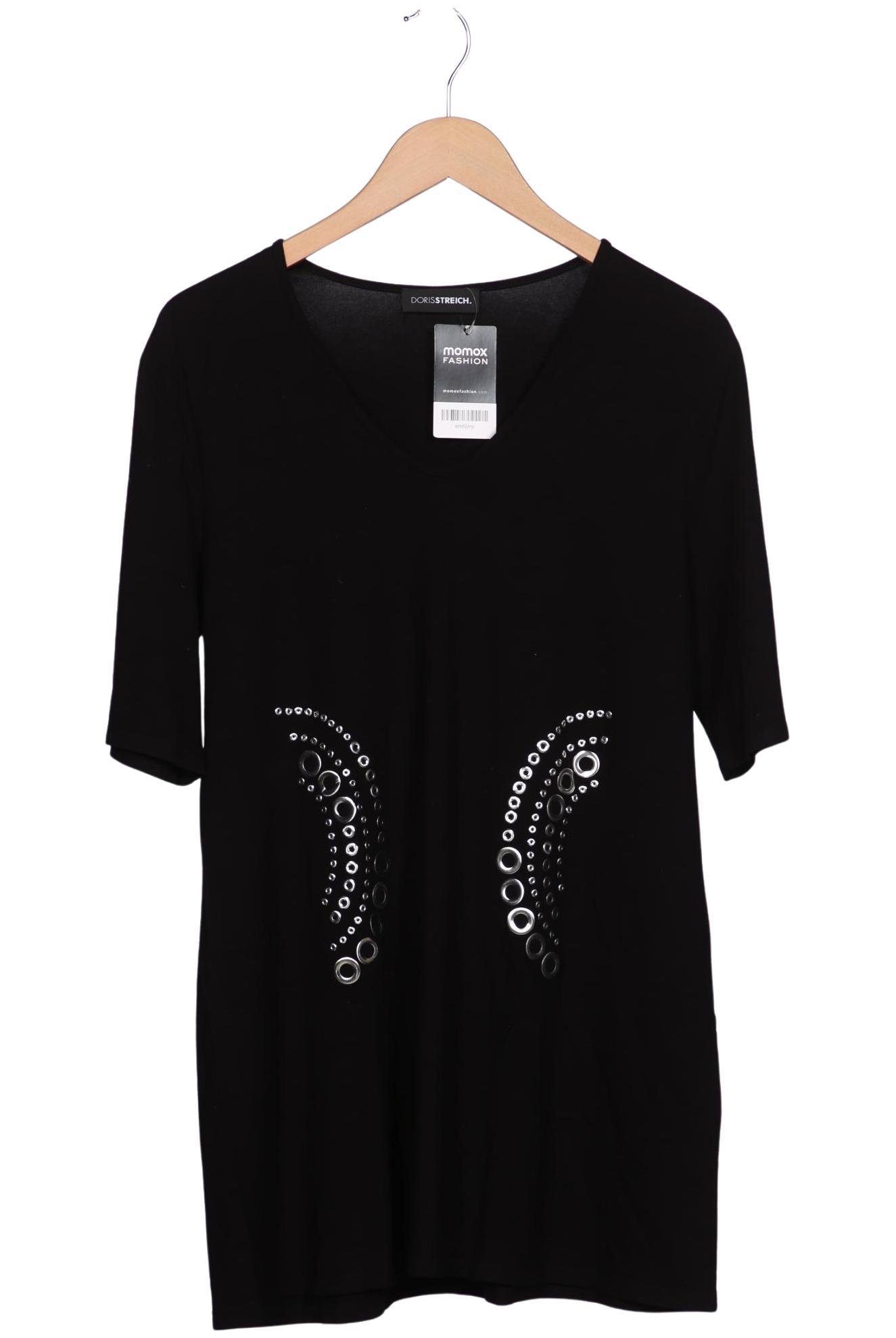

Doris Streich Damen T-Shirt, schwarz, Gr. 44