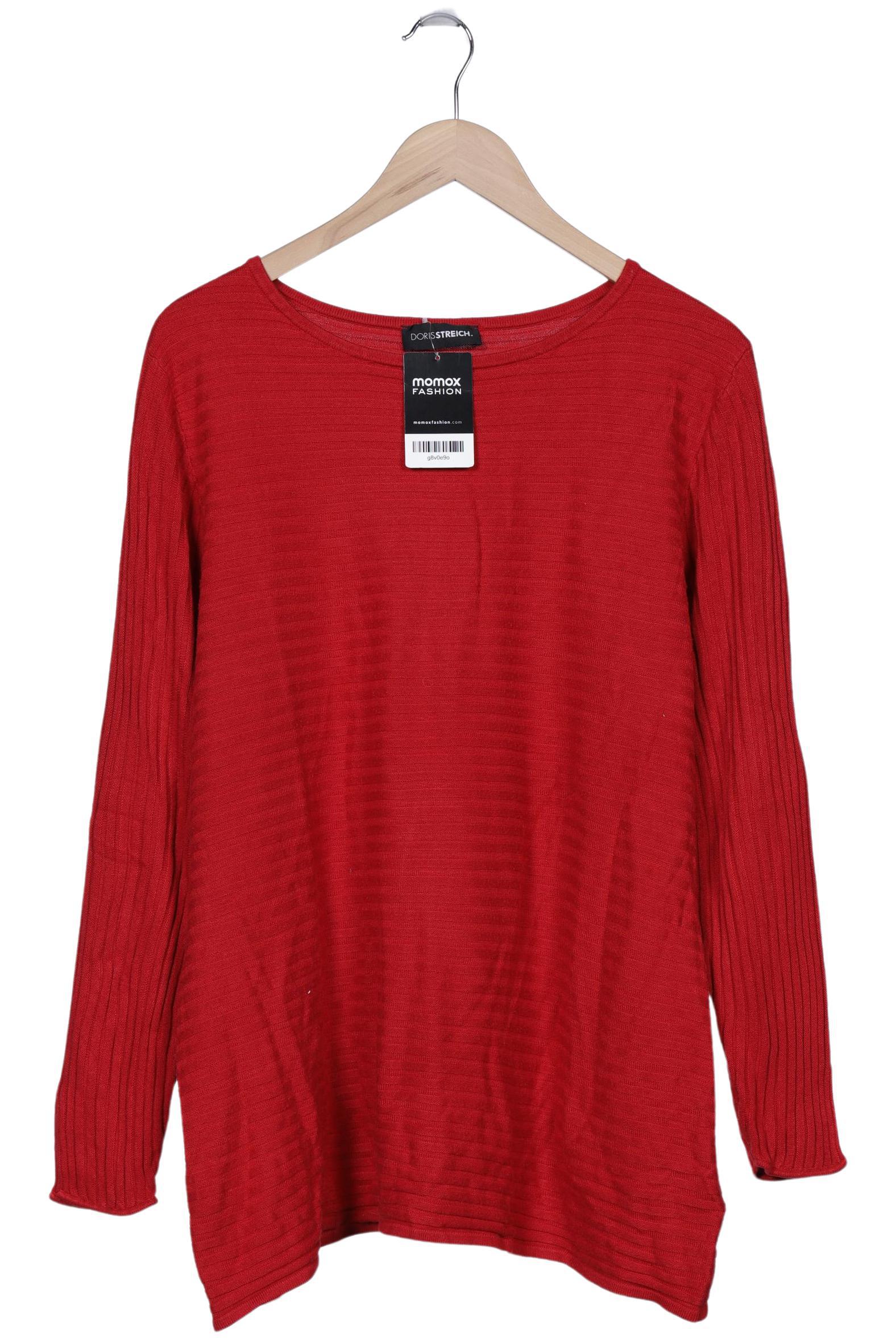 

Doris Streich Damen Langarmshirt, rot, Gr. 48