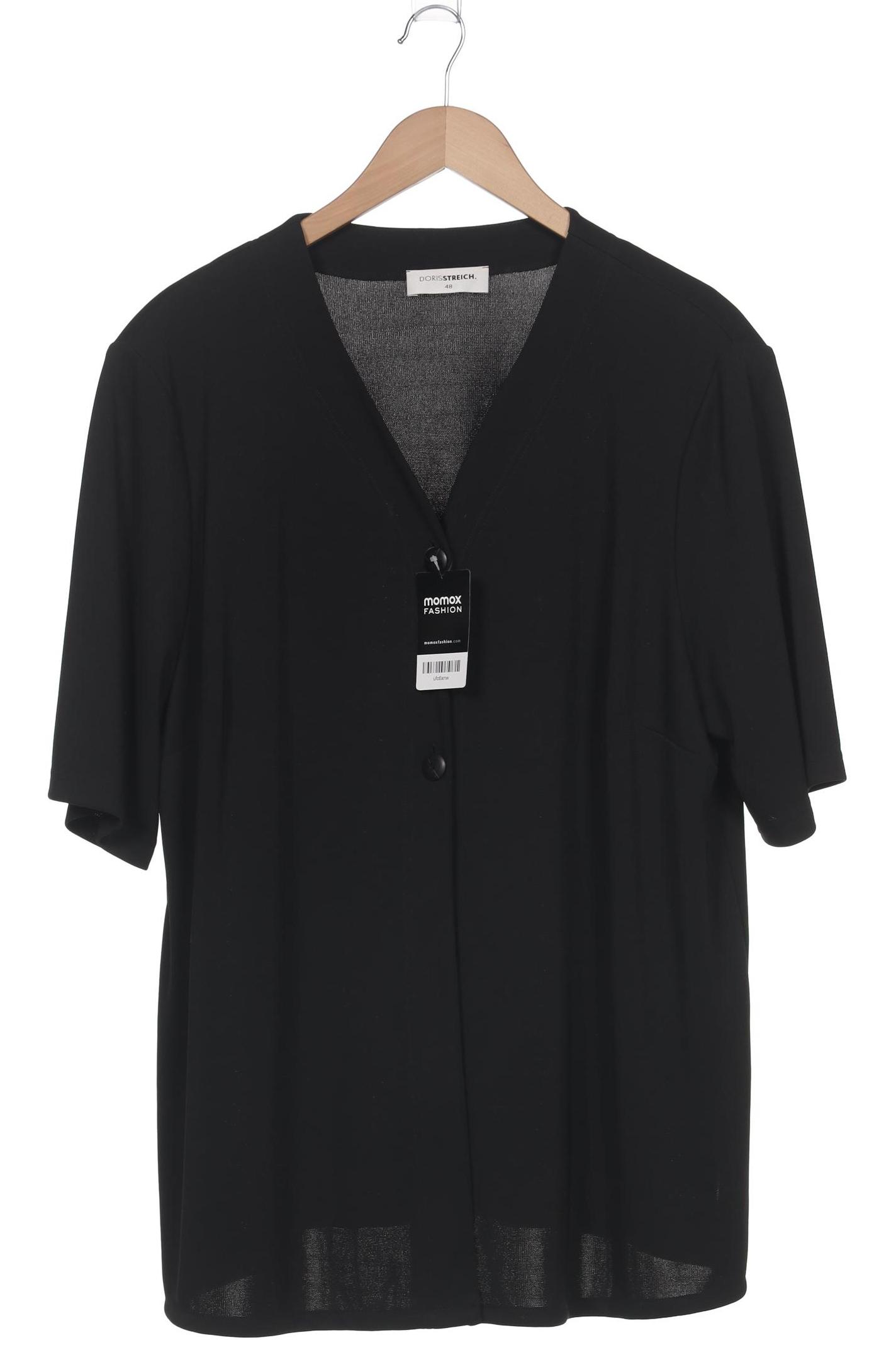 

Doris Streich Damen Strickjacke, schwarz, Gr. 48