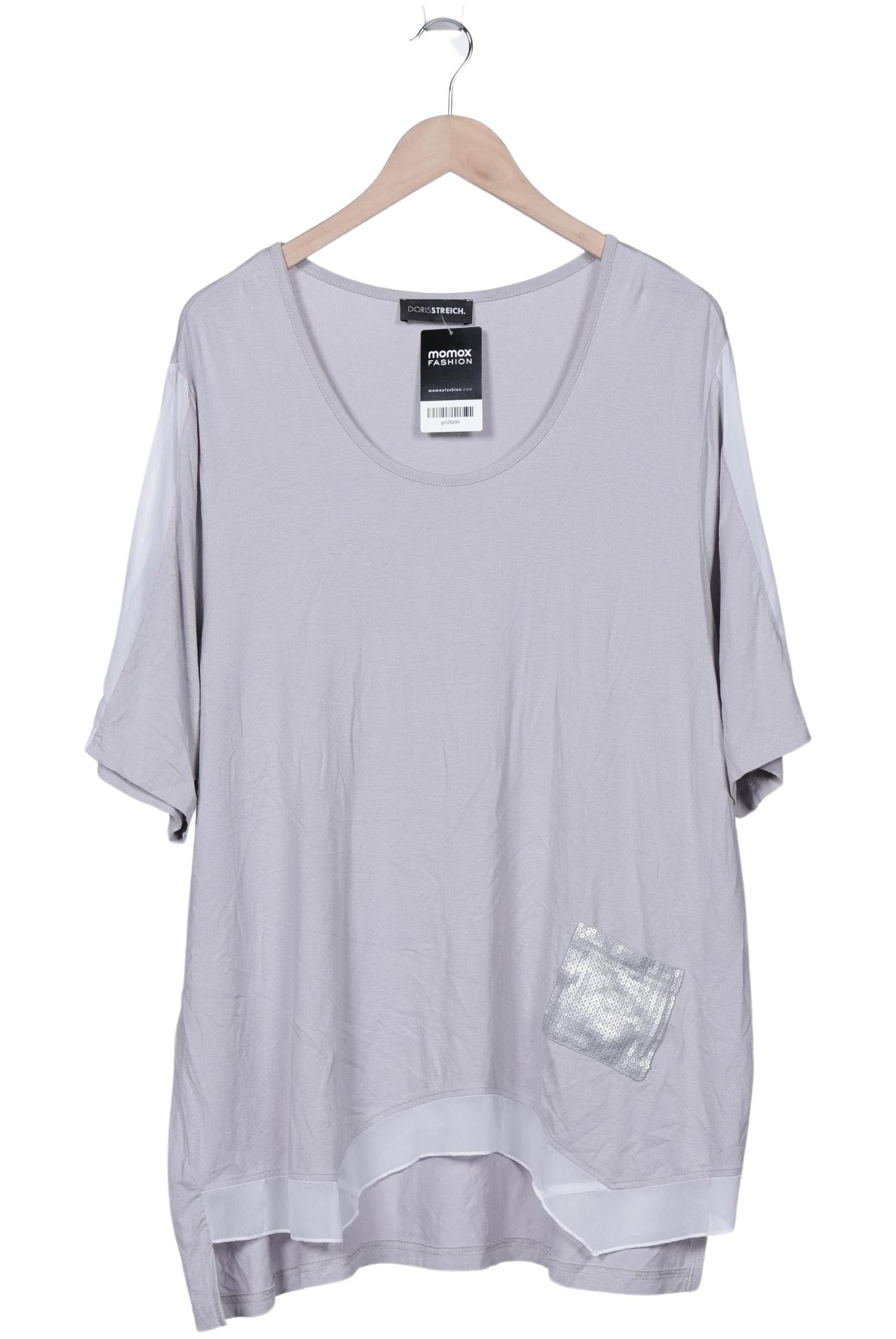 

Doris Streich Damen T-Shirt, grau, Gr. 50
