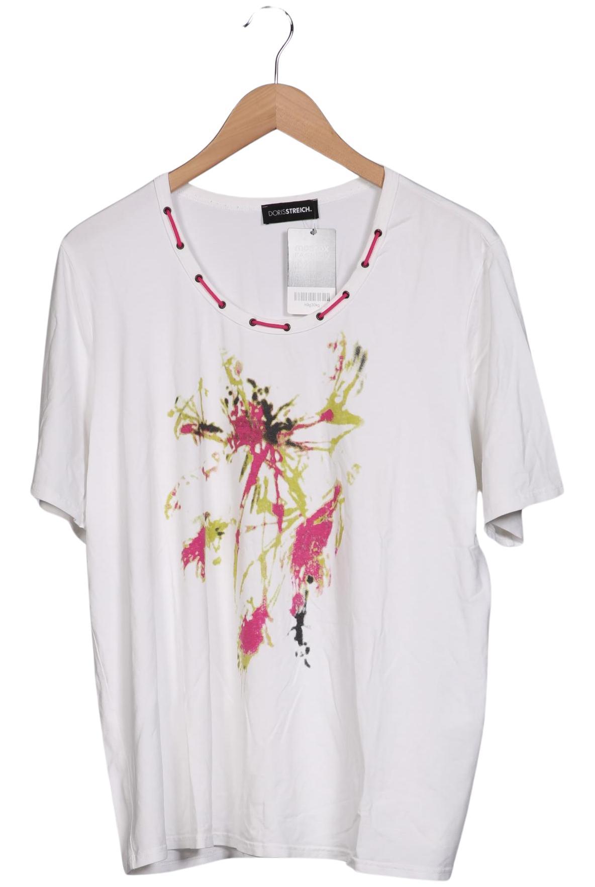

Doris Streich Damen T-Shirt, weiß, Gr. 48