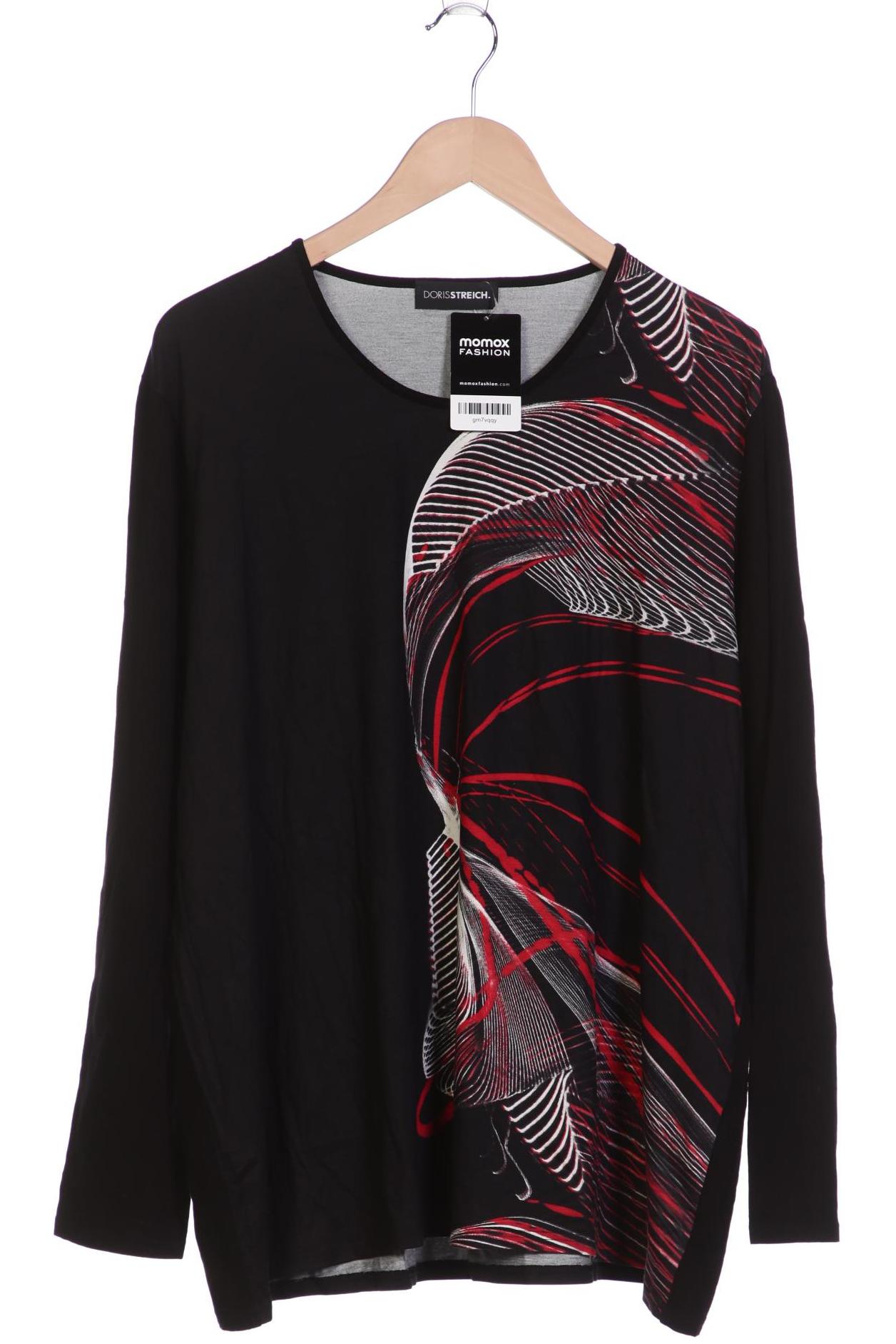 

Doris Streich Damen Langarmshirt, schwarz, Gr. 52