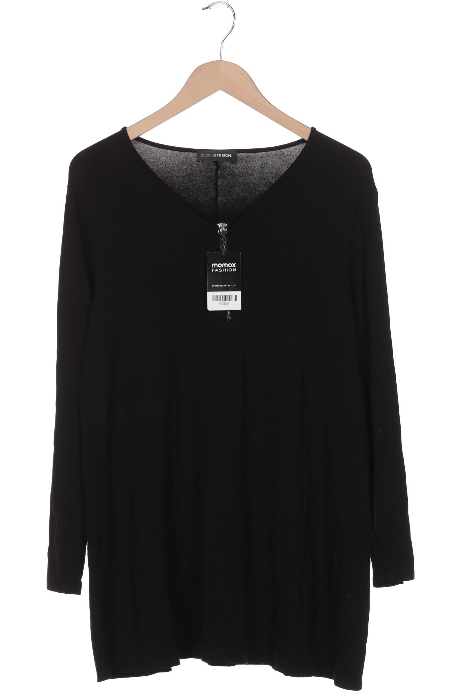 

Doris Streich Damen Langarmshirt, schwarz, Gr. 46