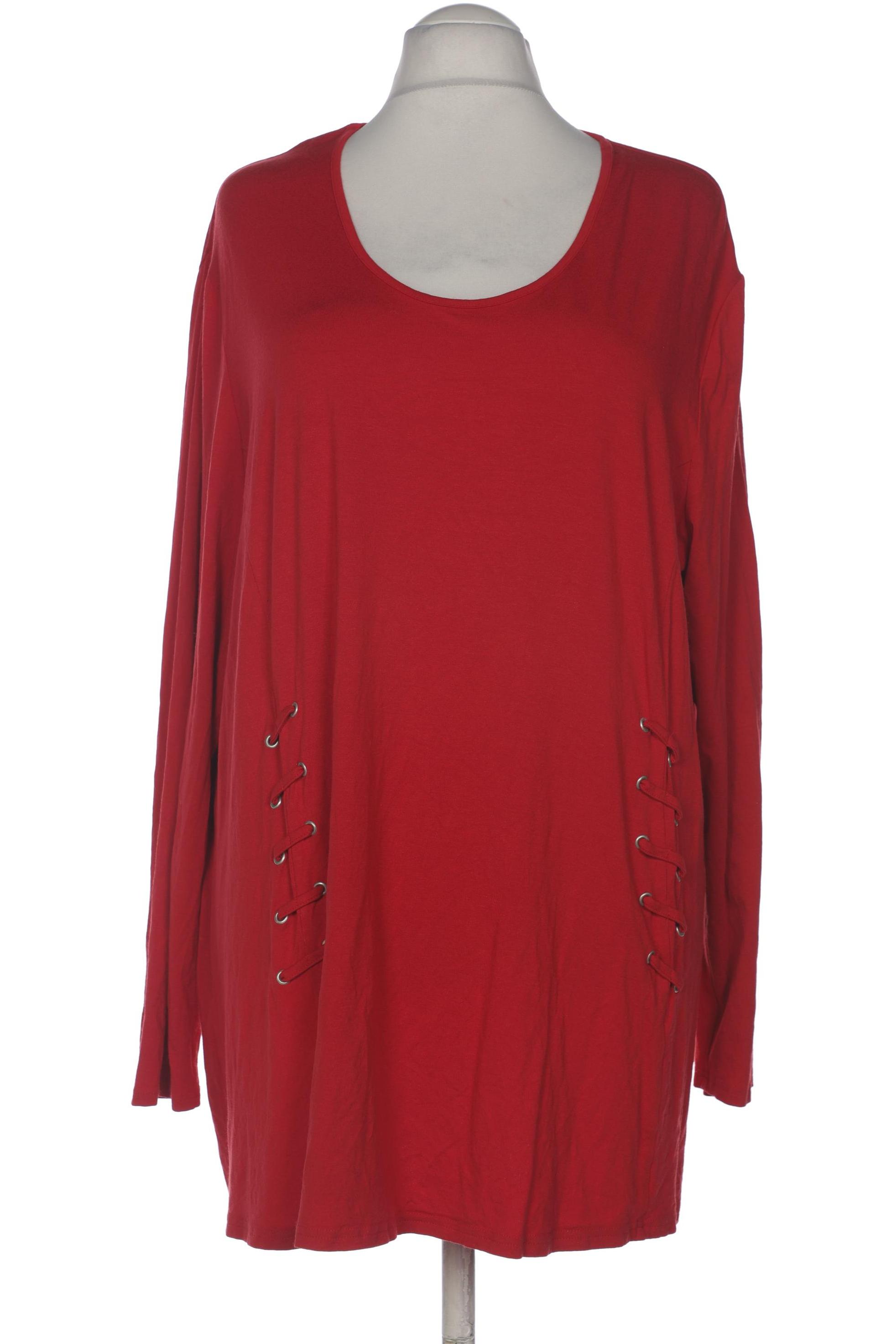 

Doris Streich Damen Langarmshirt, rot, Gr. 54