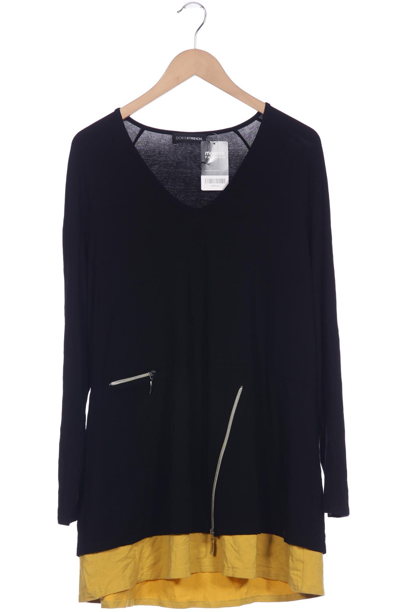 

Doris Streich Damen Langarmshirt, schwarz, Gr. 48