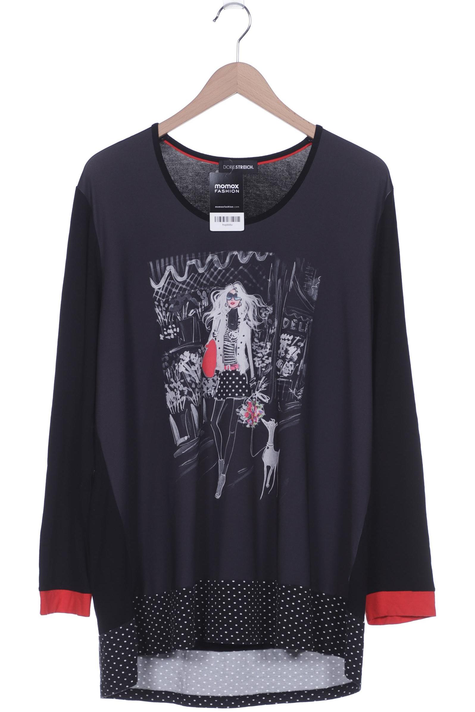 

Doris Streich Damen Langarmshirt, schwarz