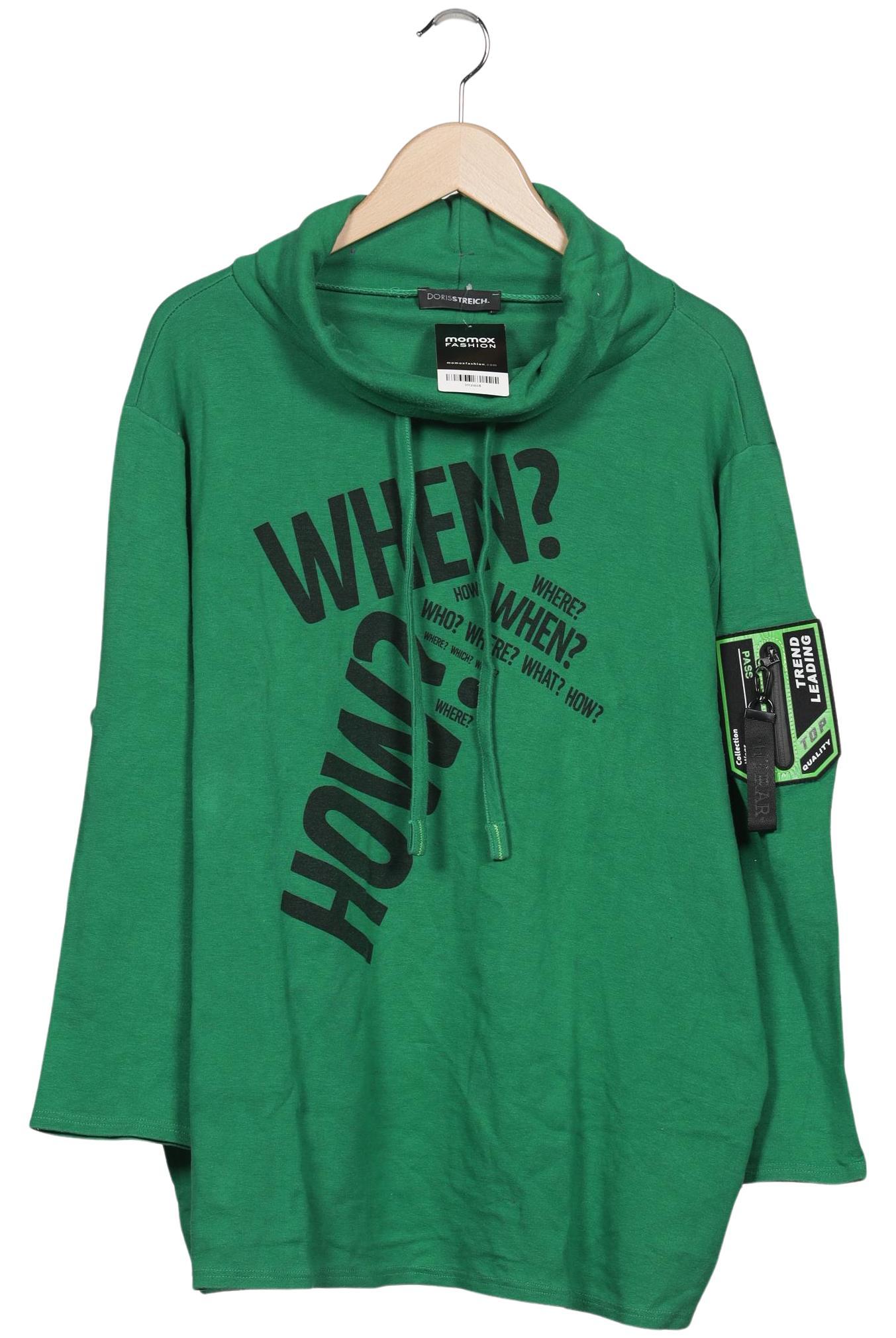 

Doris Streich Damen Sweatshirt, grün, Gr. 50