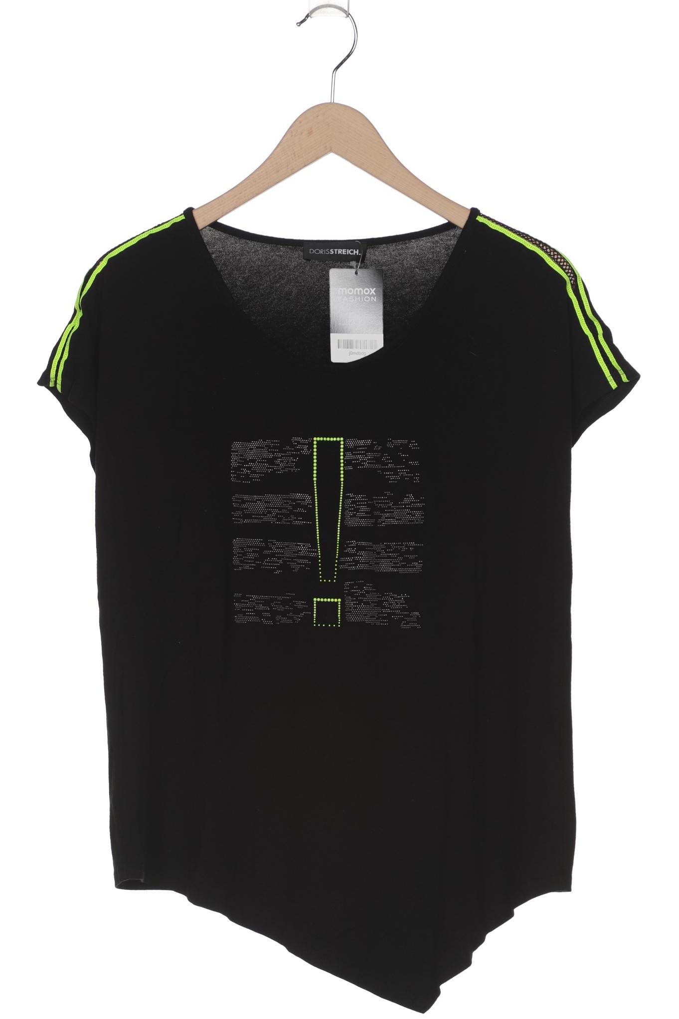 

Doris Streich Damen T-Shirt, schwarz, Gr. 44