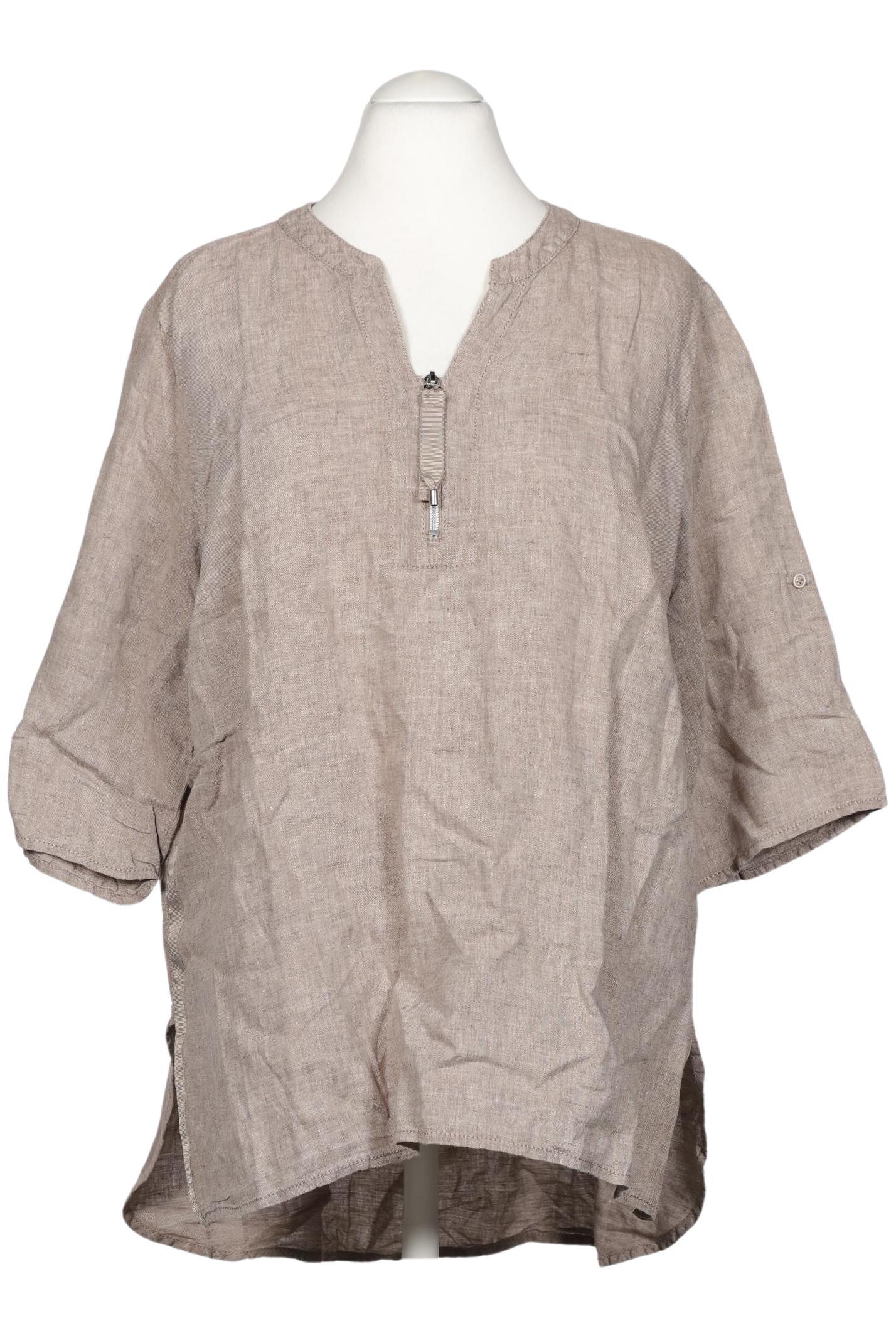 

Doris Streich Damen Bluse, beige, Gr. 48