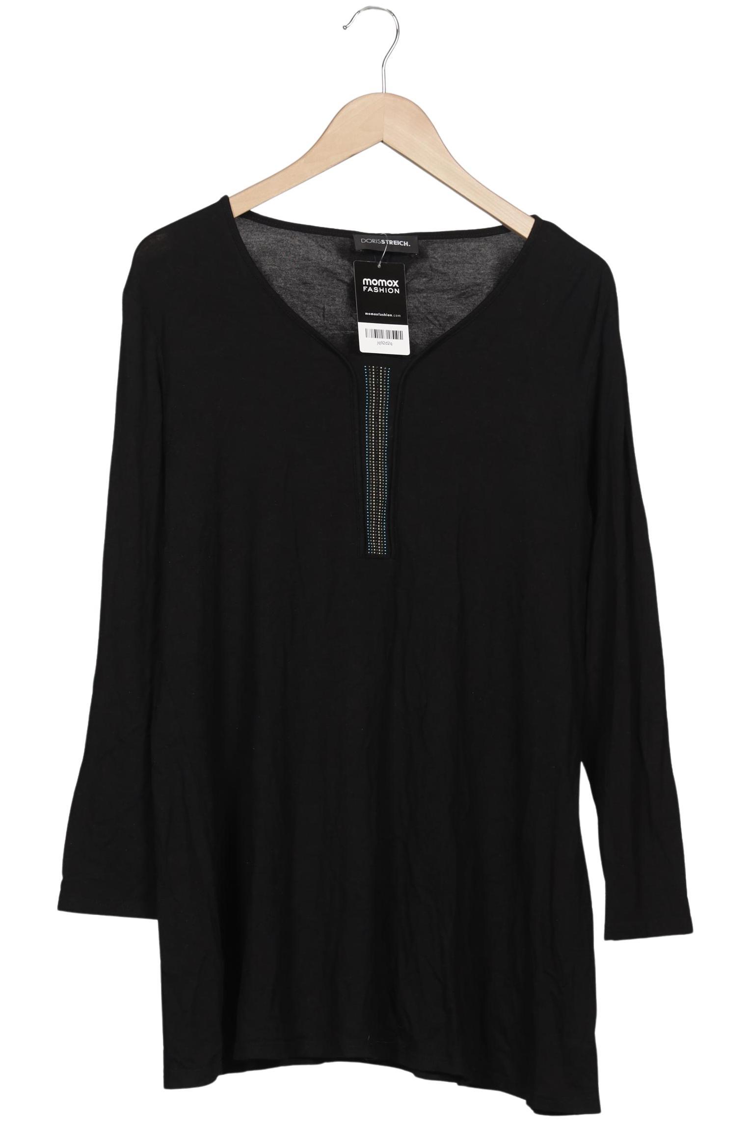 

Doris Streich Damen Langarmshirt, schwarz, Gr. 42