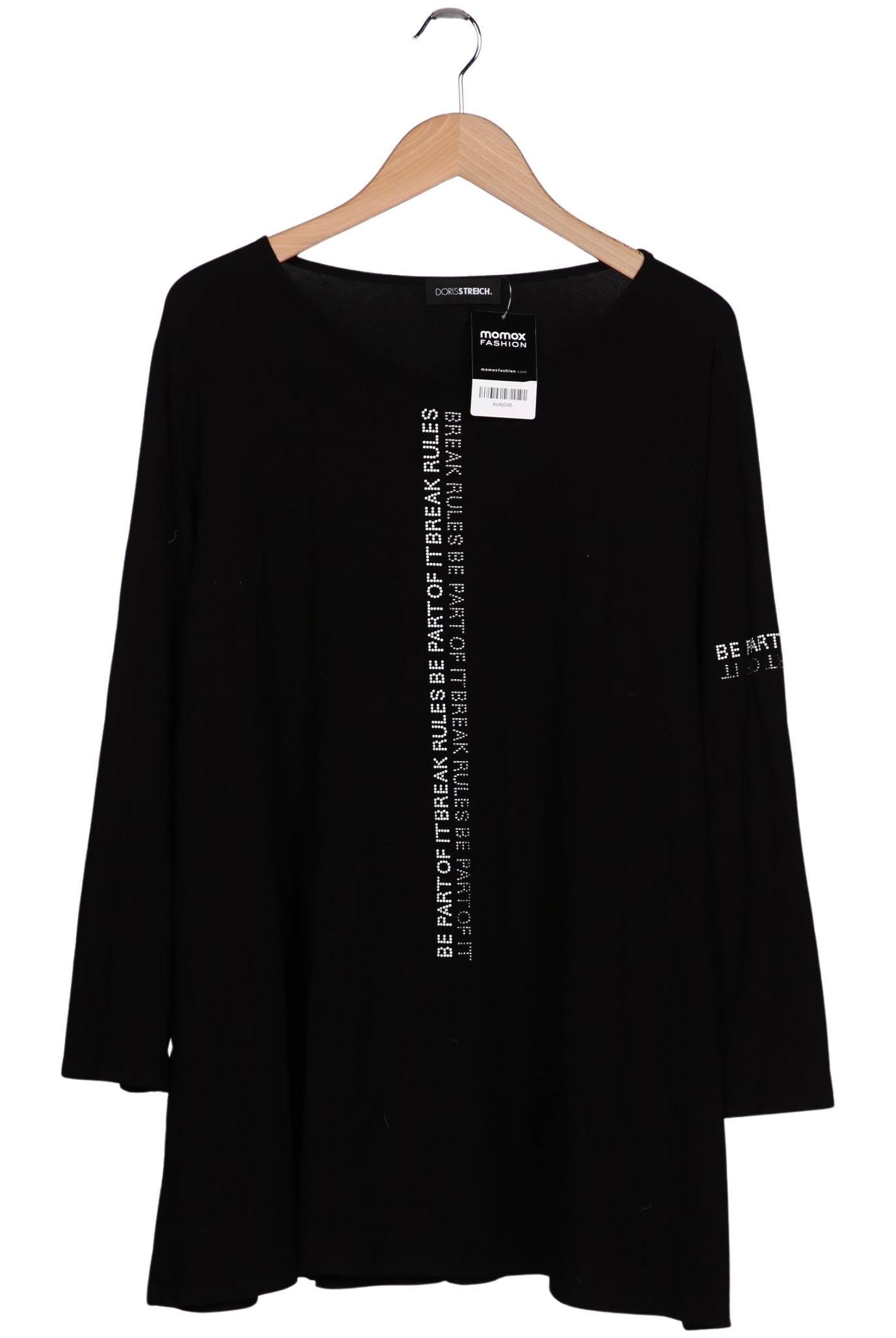 

Doris Streich Damen Langarmshirt, schwarz, Gr. 50