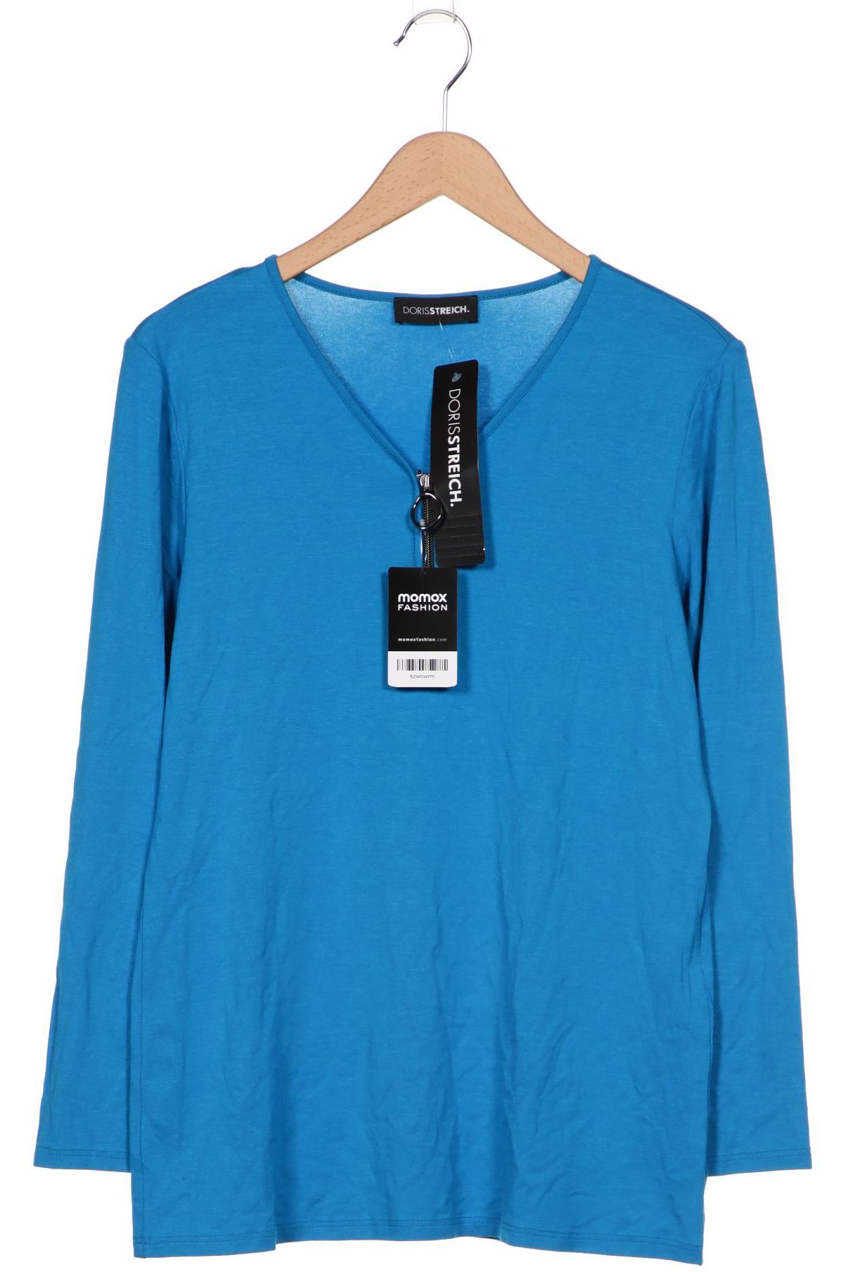 

Doris Streich Damen Langarmshirt, blau