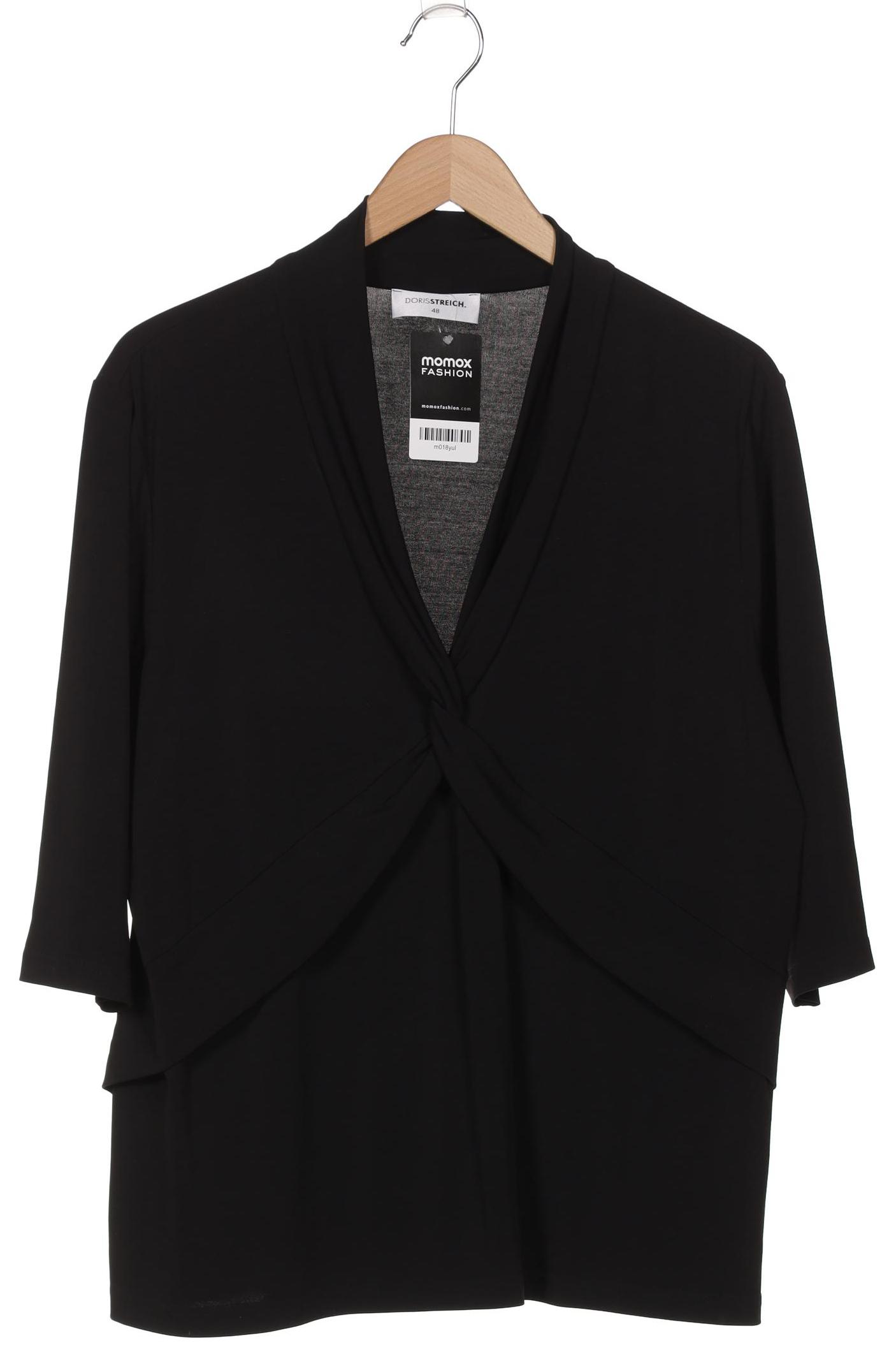 

Doris Streich Damen Langarmshirt, schwarz, Gr. 48