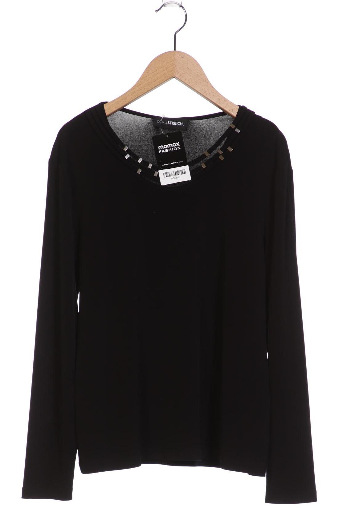 

Doris Streich Damen Langarmshirt, schwarz