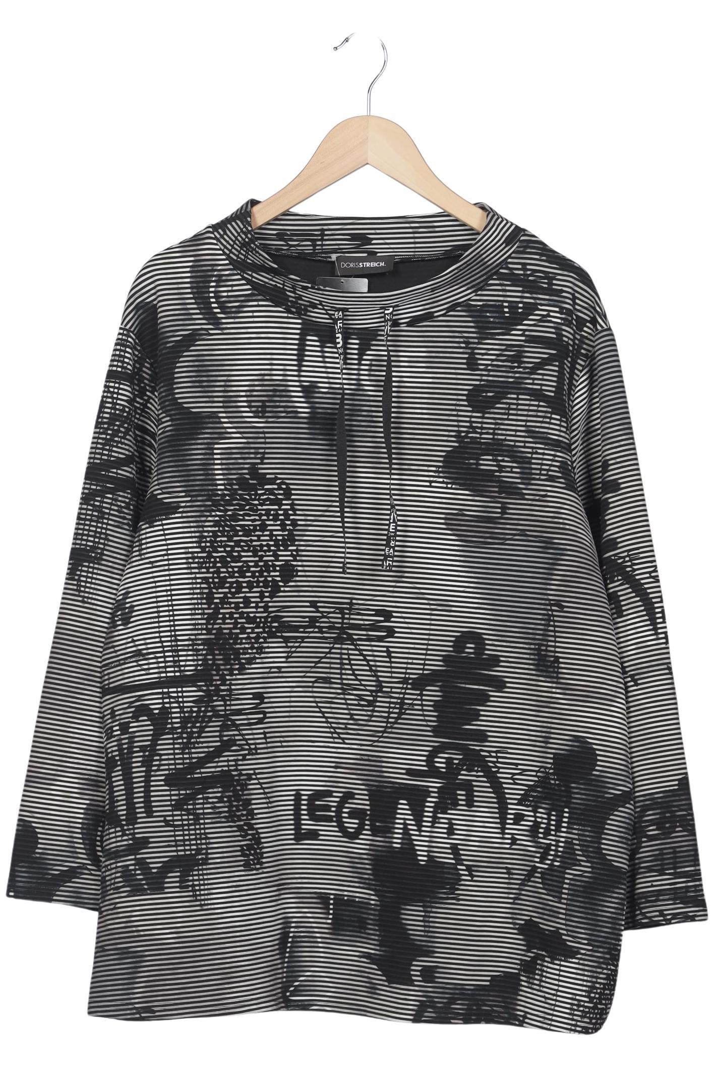 

Doris Streich Damen Sweatshirt, grau, Gr. 50