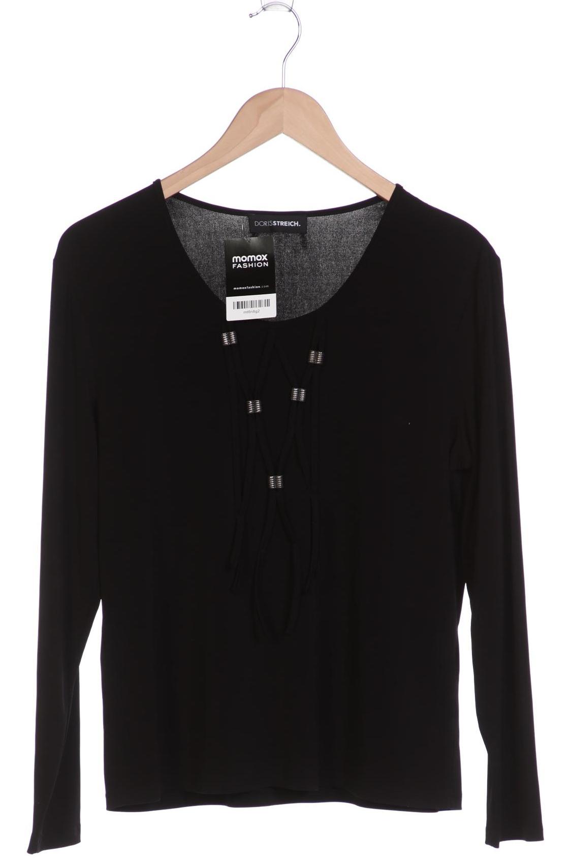 

Doris Streich Damen Langarmshirt, schwarz