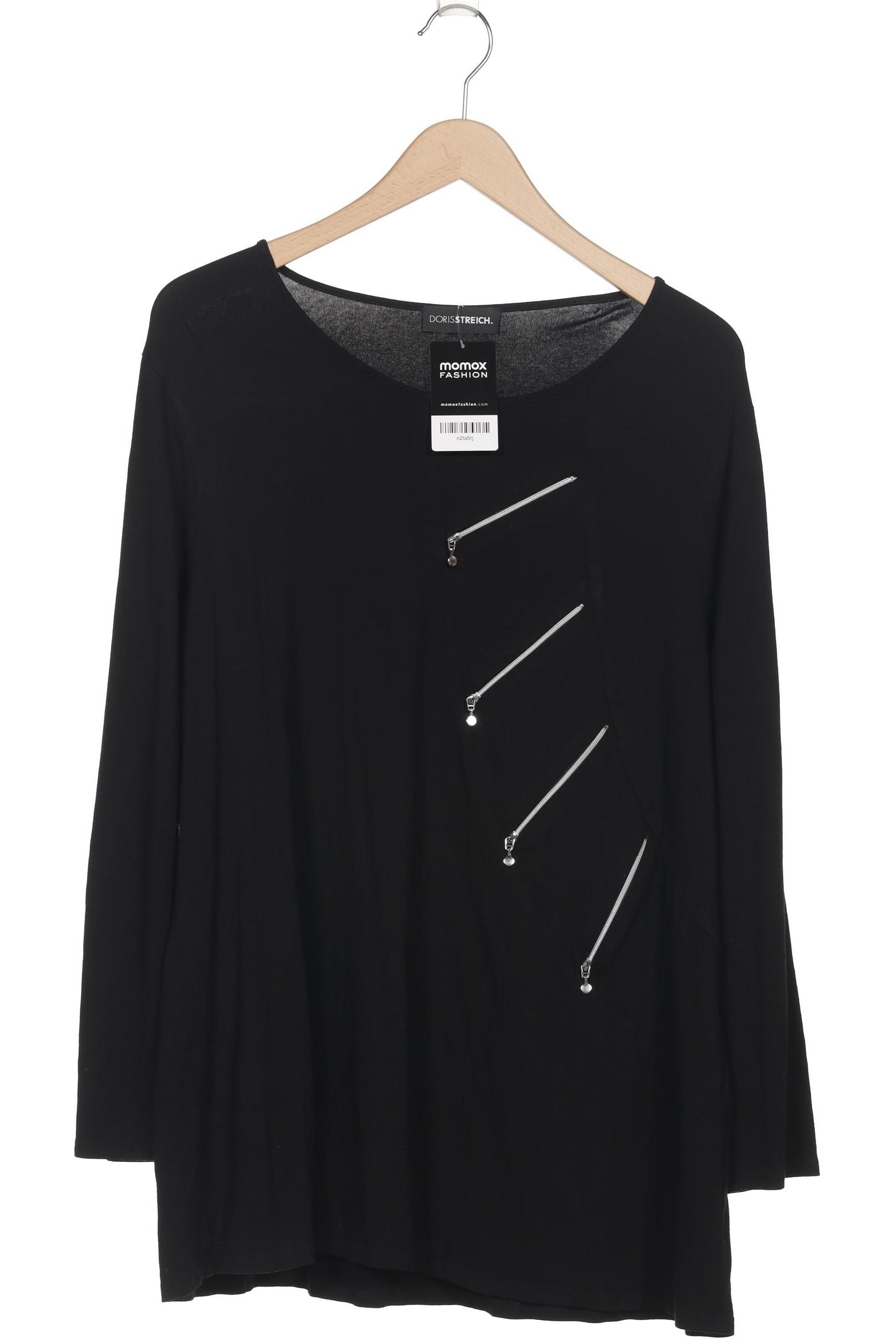 

Doris Streich Damen Langarmshirt, schwarz, Gr. 50