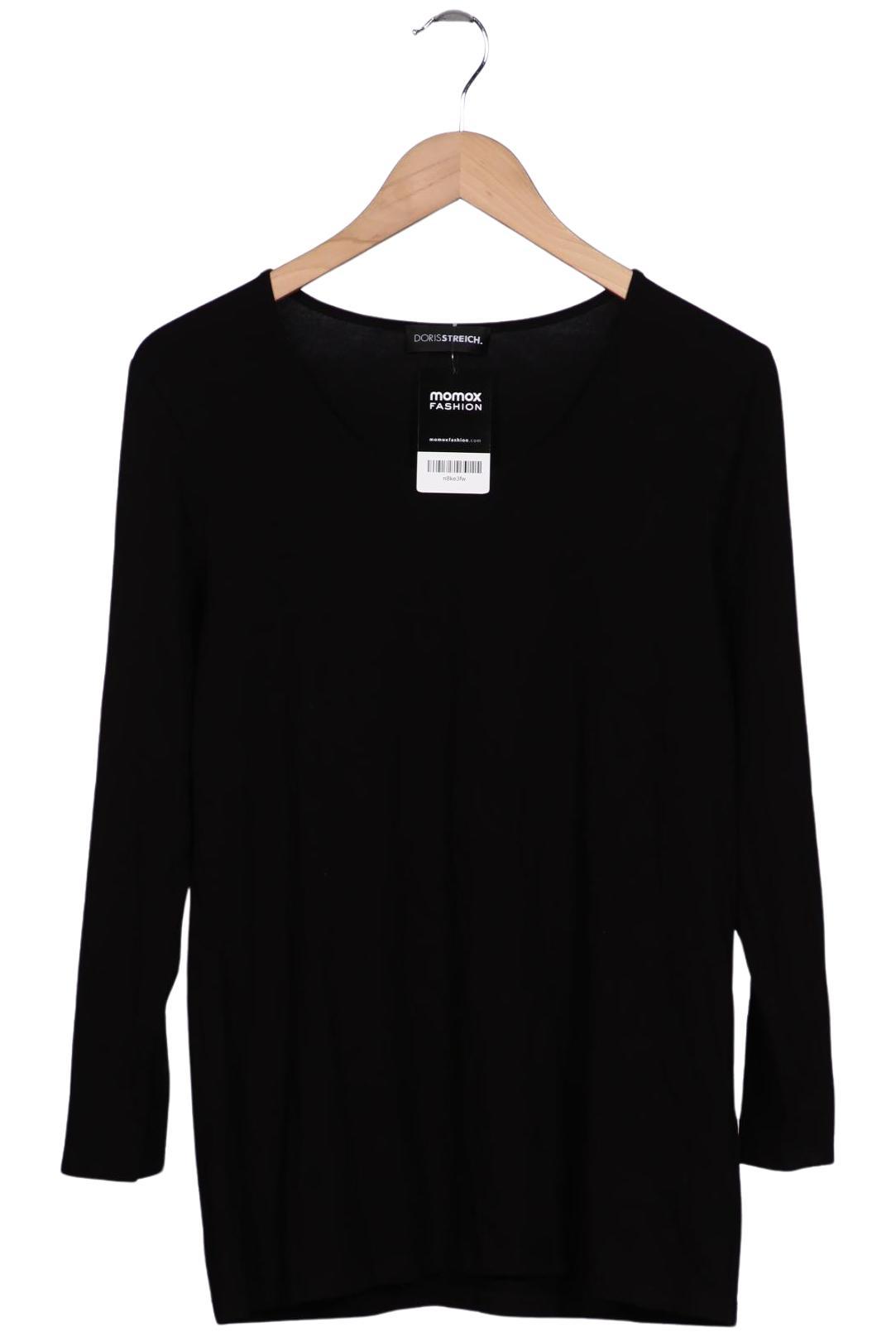 

Doris Streich Damen Langarmshirt, schwarz, Gr. 38
