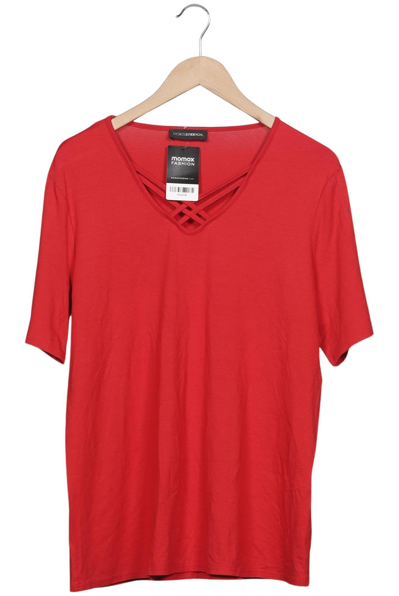 

Doris Streich Damen T-Shirt, rot, Gr. 46