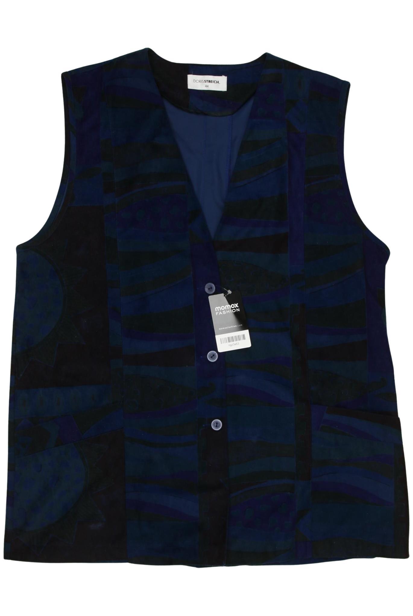 

Doris Streich Damen Weste, marineblau, Gr. 44