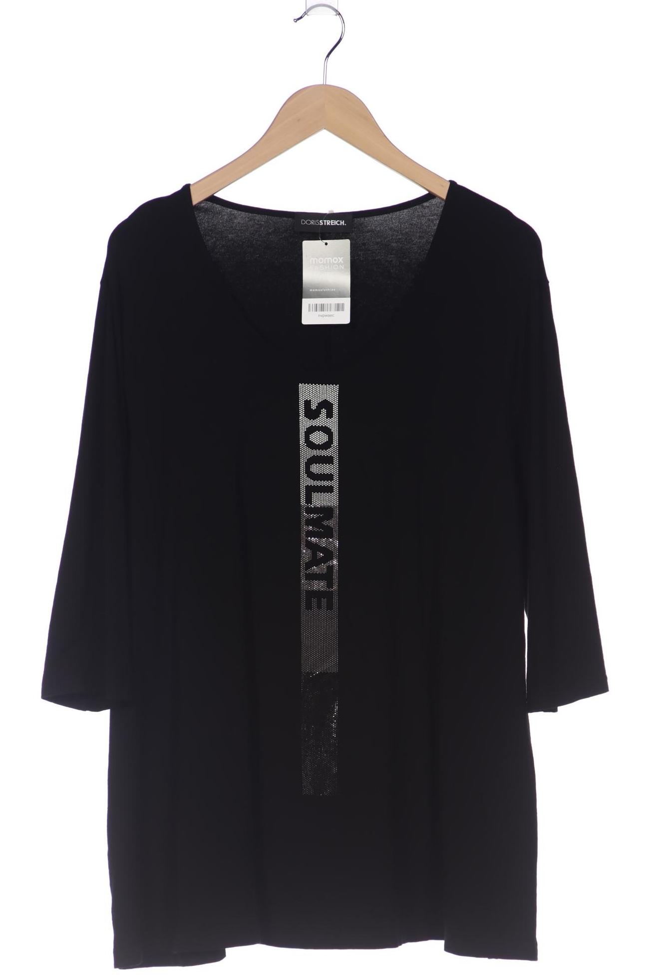 

Doris Streich Damen Langarmshirt, schwarz, Gr. 46