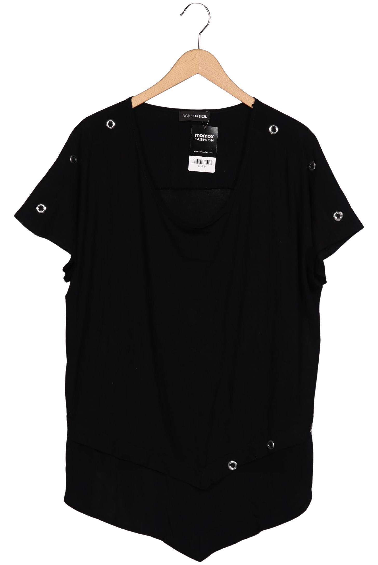 

Doris Streich Damen T-Shirt, schwarz, Gr. 52
