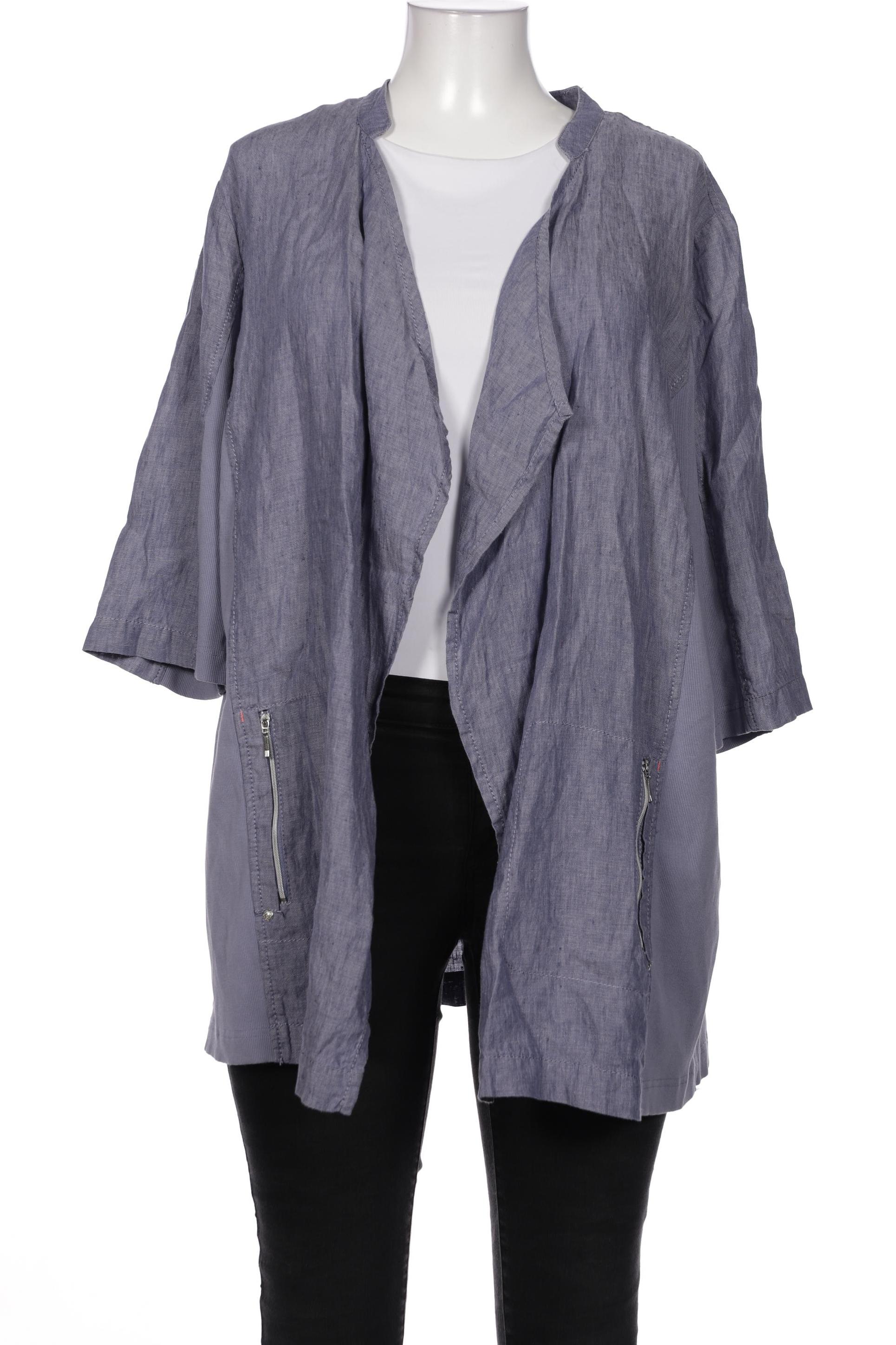 

Doris Streich Damen Strickjacke, blau, Gr. 48