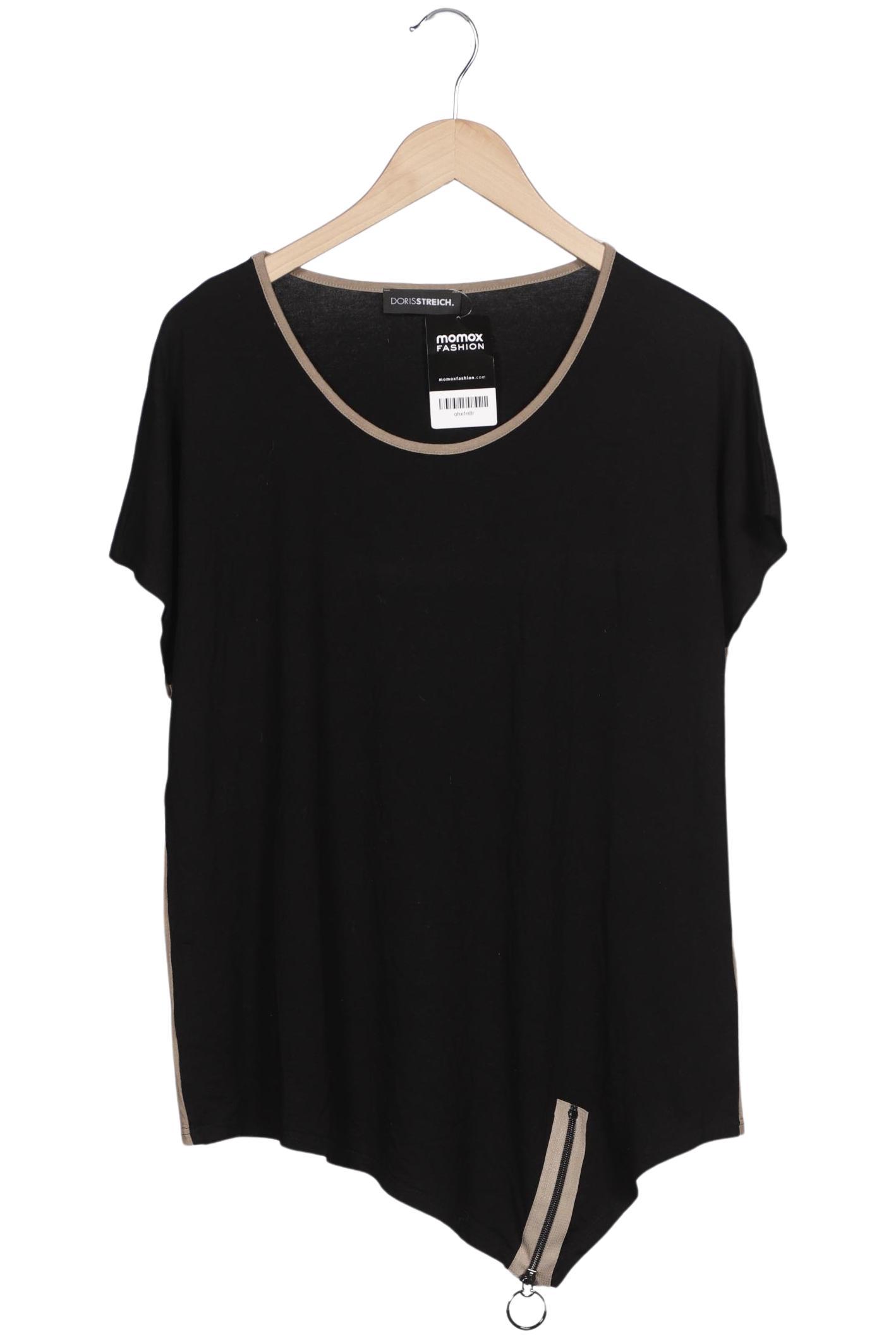 

Doris Streich Damen T-Shirt, schwarz, Gr. 46