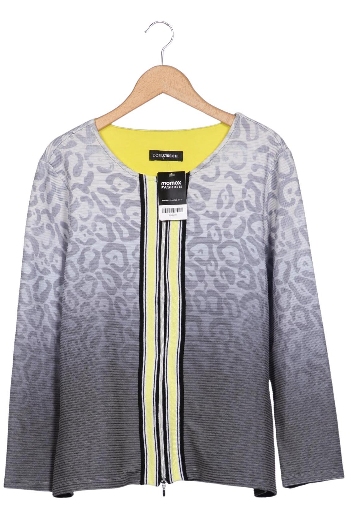 

Doris Streich Damen Strickjacke, grau, Gr. 46