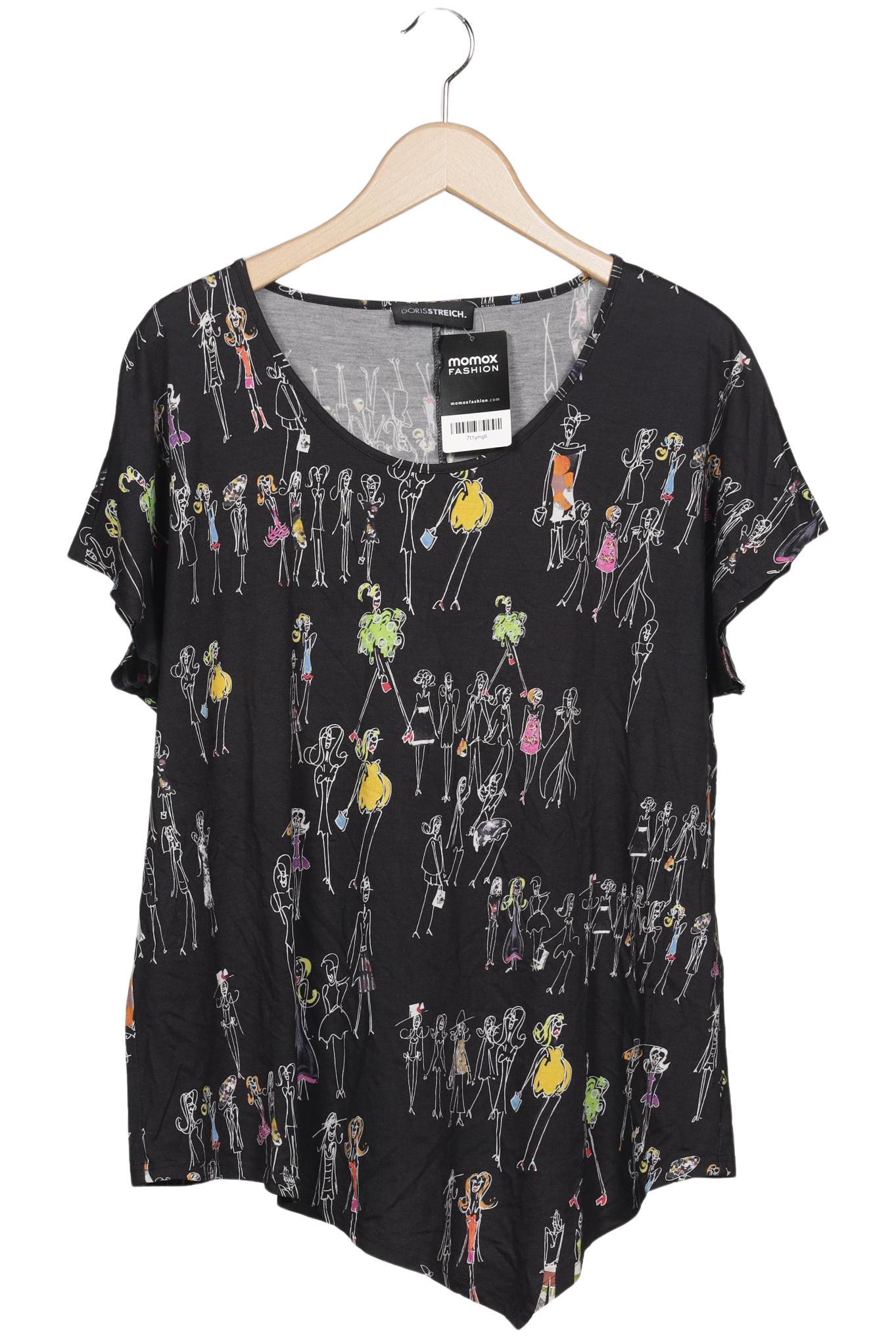 

Doris Streich Damen T-Shirt, schwarz, Gr. 46