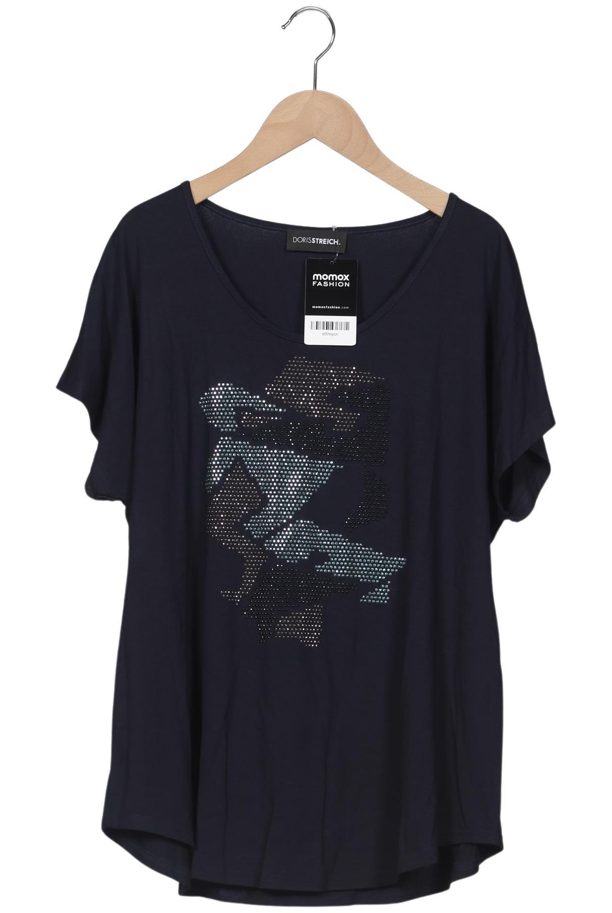 

Doris Streich Damen T-Shirt, marineblau, Gr. 44