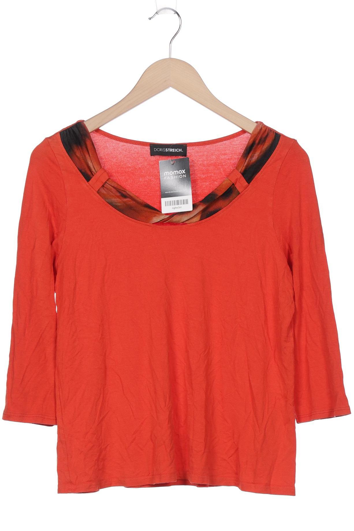 

Doris Streich Damen Langarmshirt, orange, Gr. 42