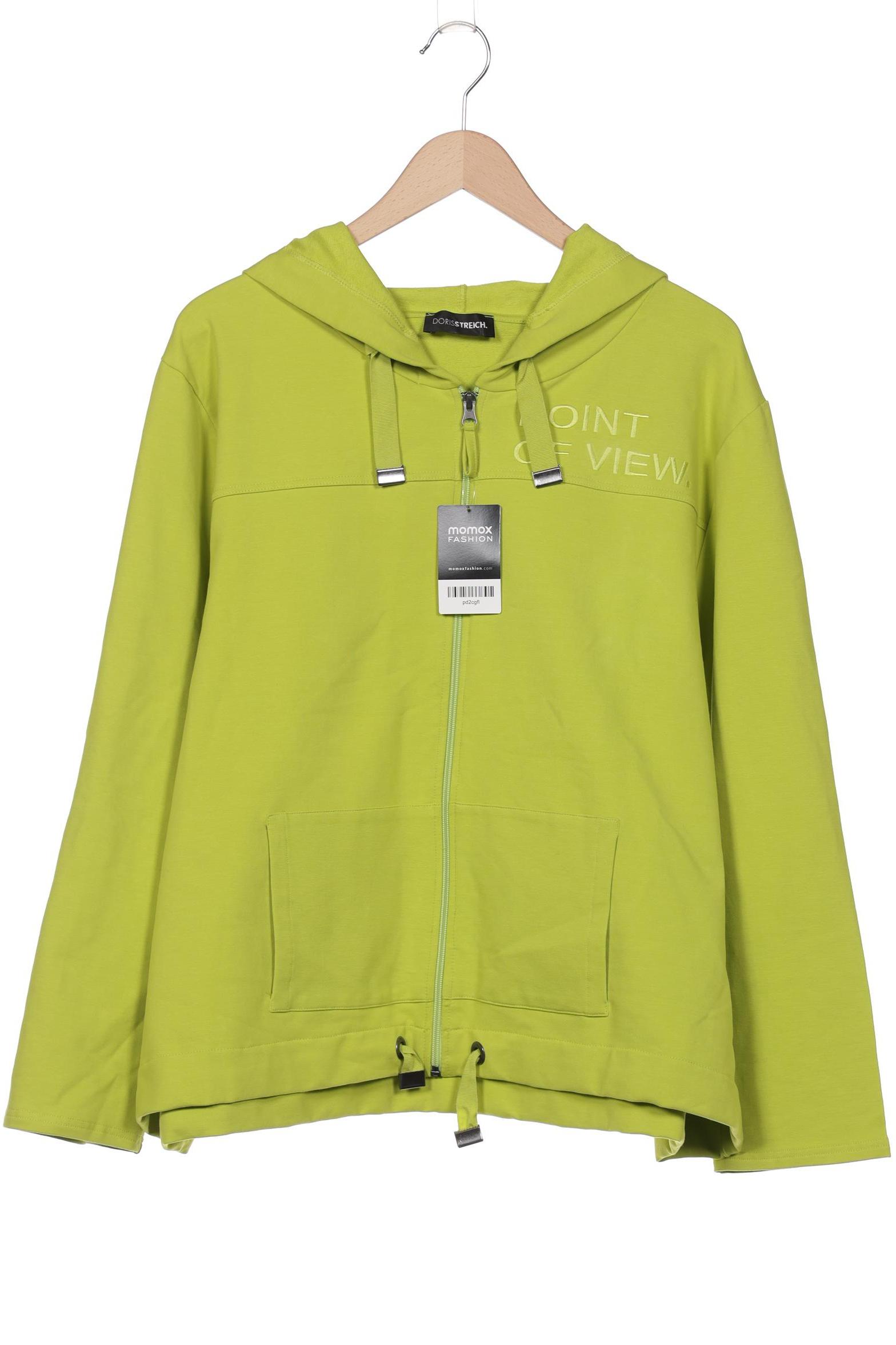 

Doris Streich Damen Kapuzenpullover, grün, Gr. 54