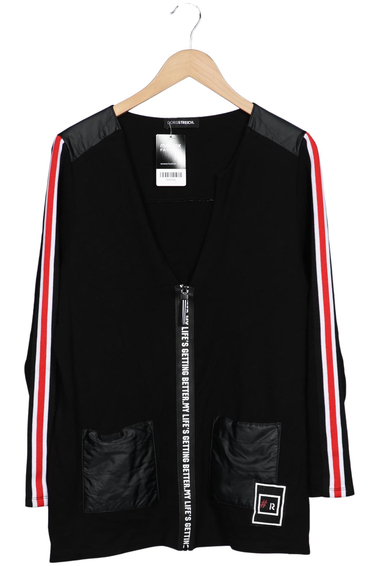 

Doris Streich Damen Sweatshirt, schwarz, Gr. 44