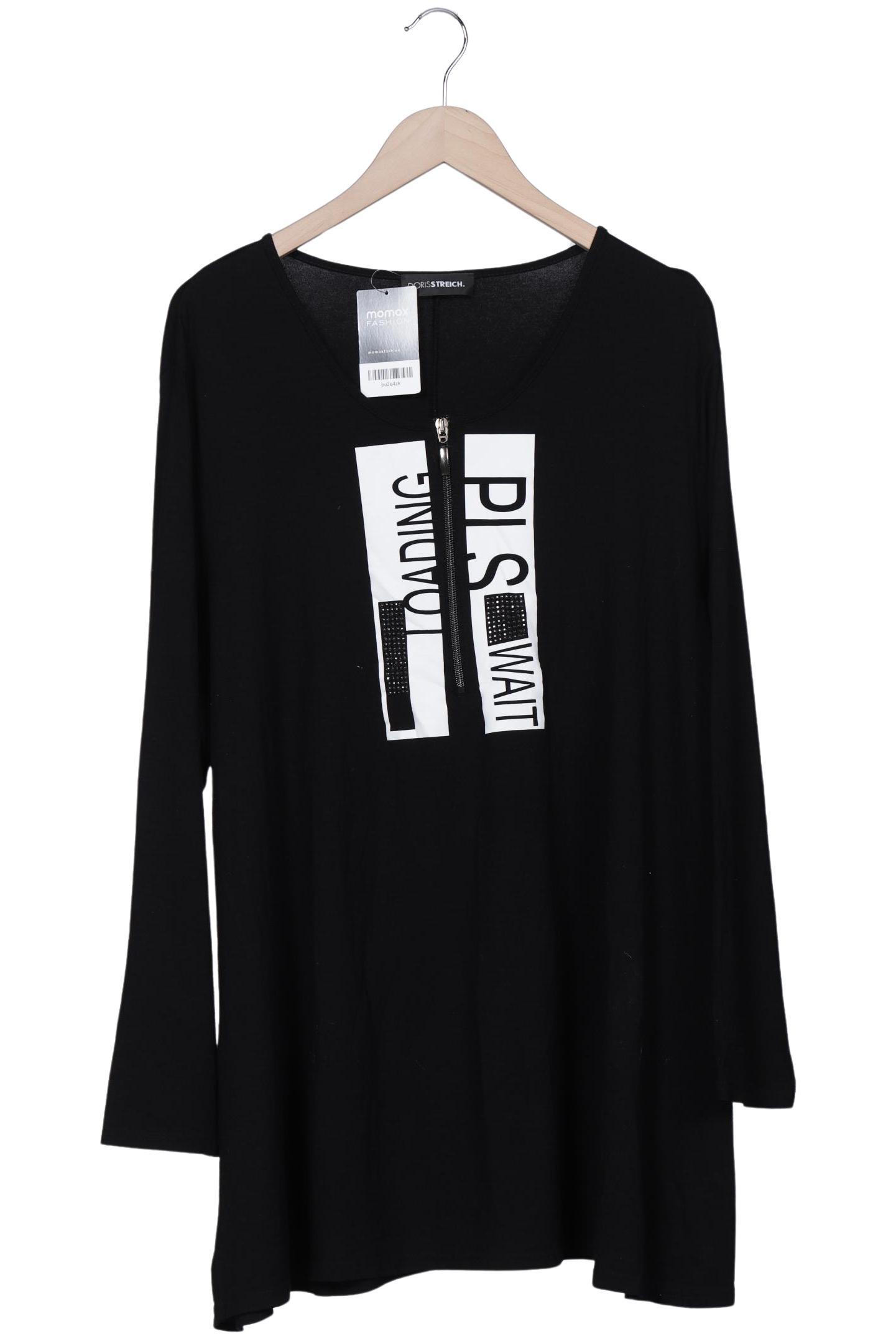 

Doris Streich Damen Langarmshirt, schwarz, Gr. 52