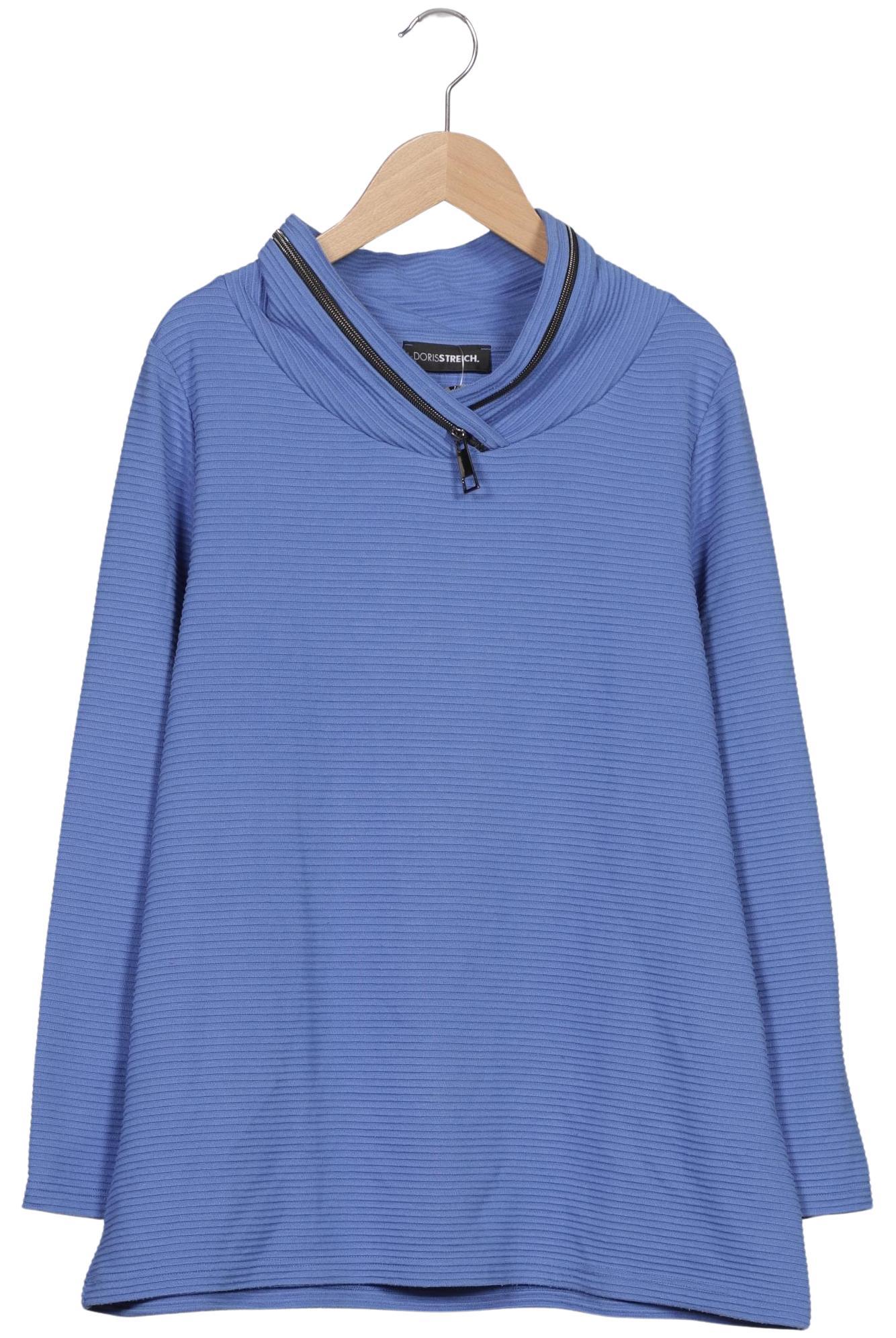 

Doris Streich Damen Sweatshirt, blau, Gr. 38
