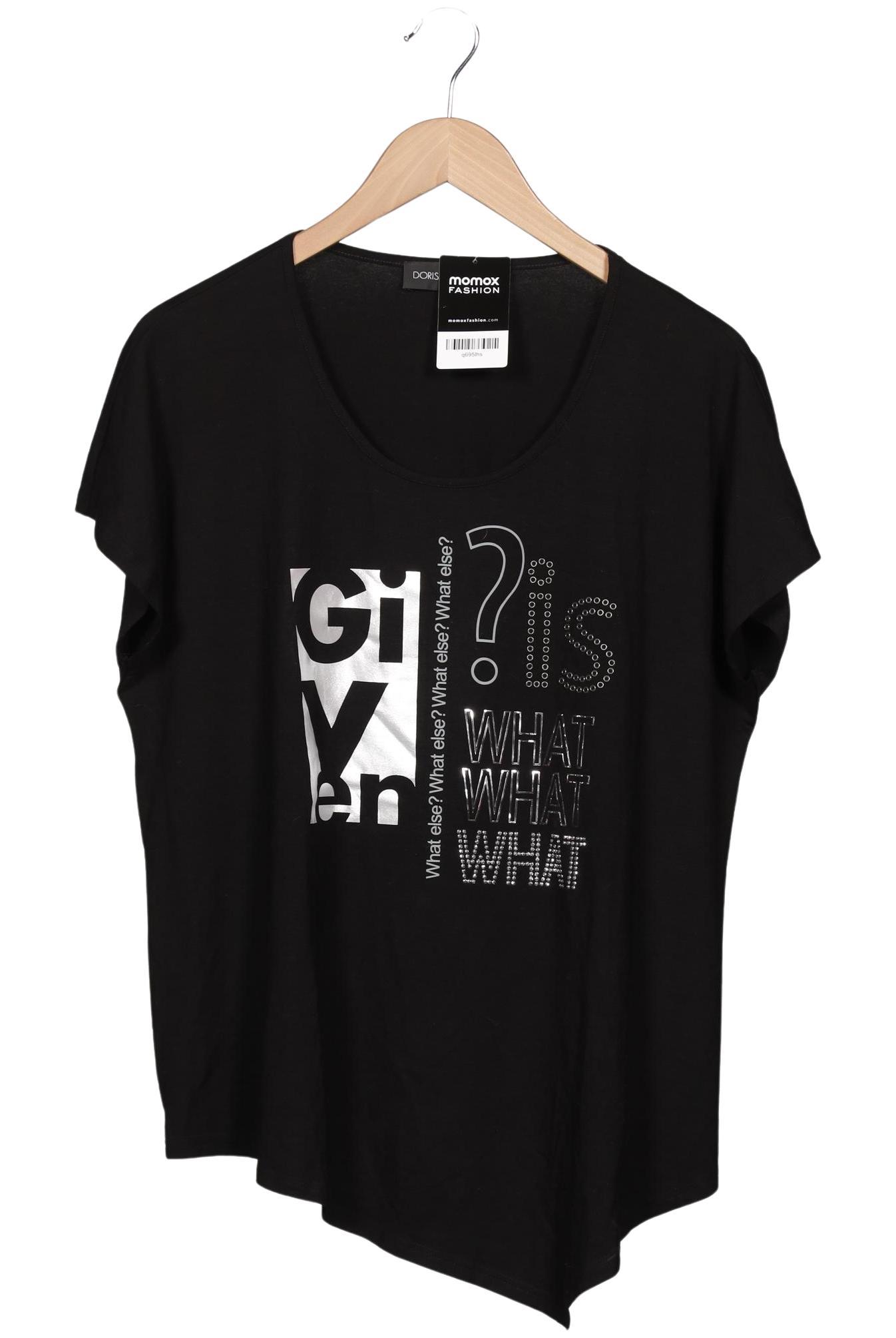 

Doris Streich Damen T-Shirt, schwarz, Gr. 46