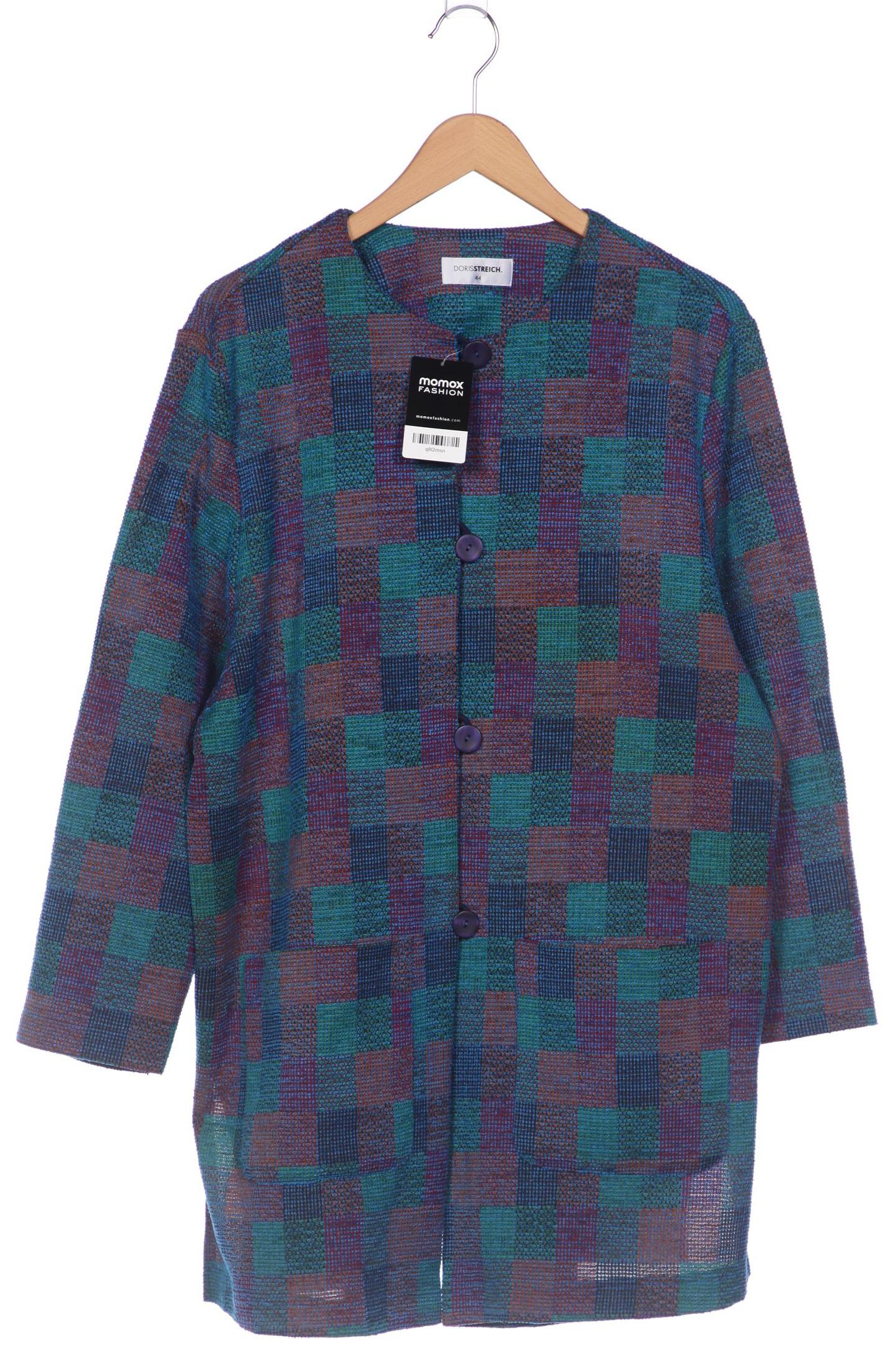 

Doris Streich Damen Strickjacke, blau, Gr. 44