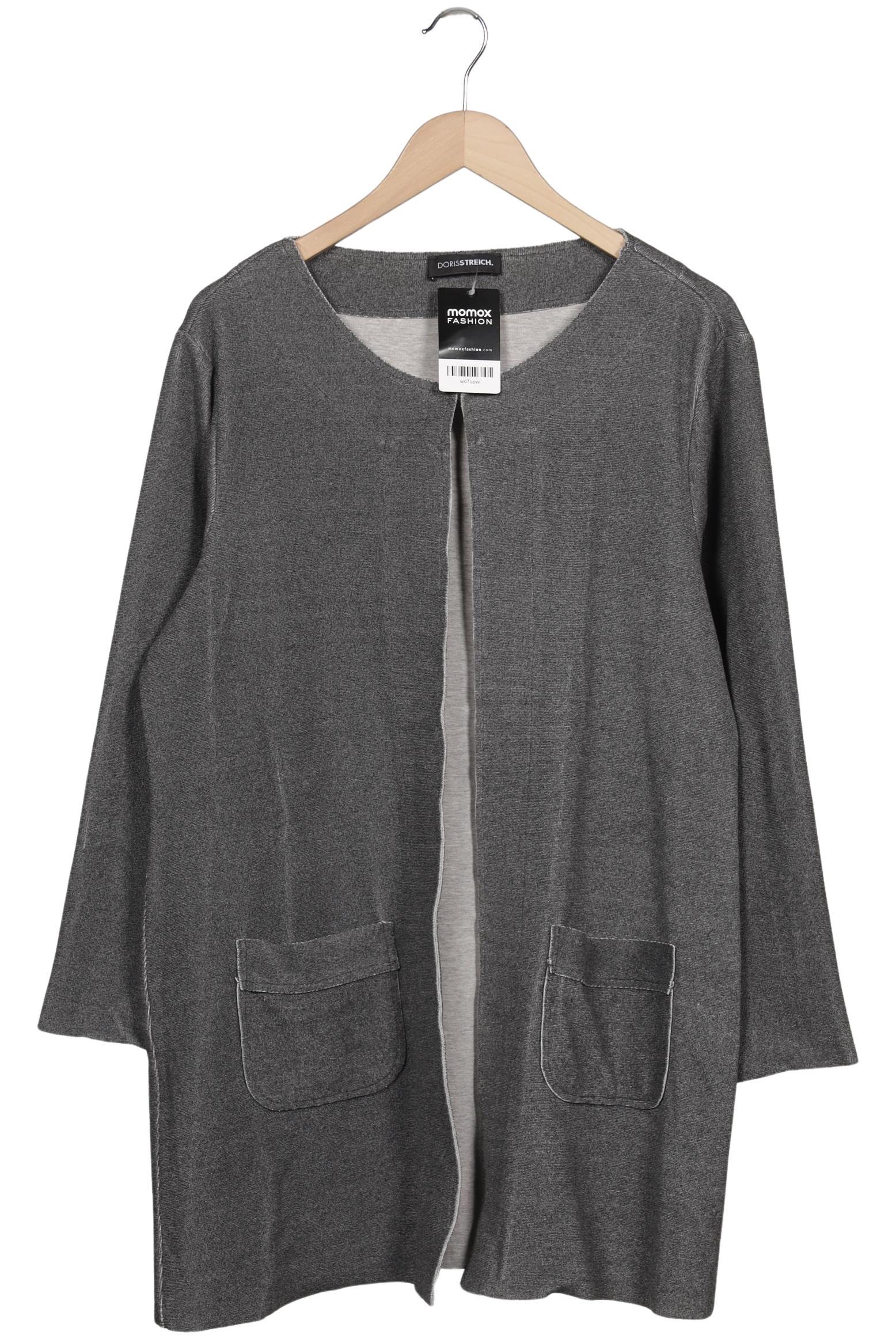 

Doris Streich Damen Strickjacke, grau, Gr. 44