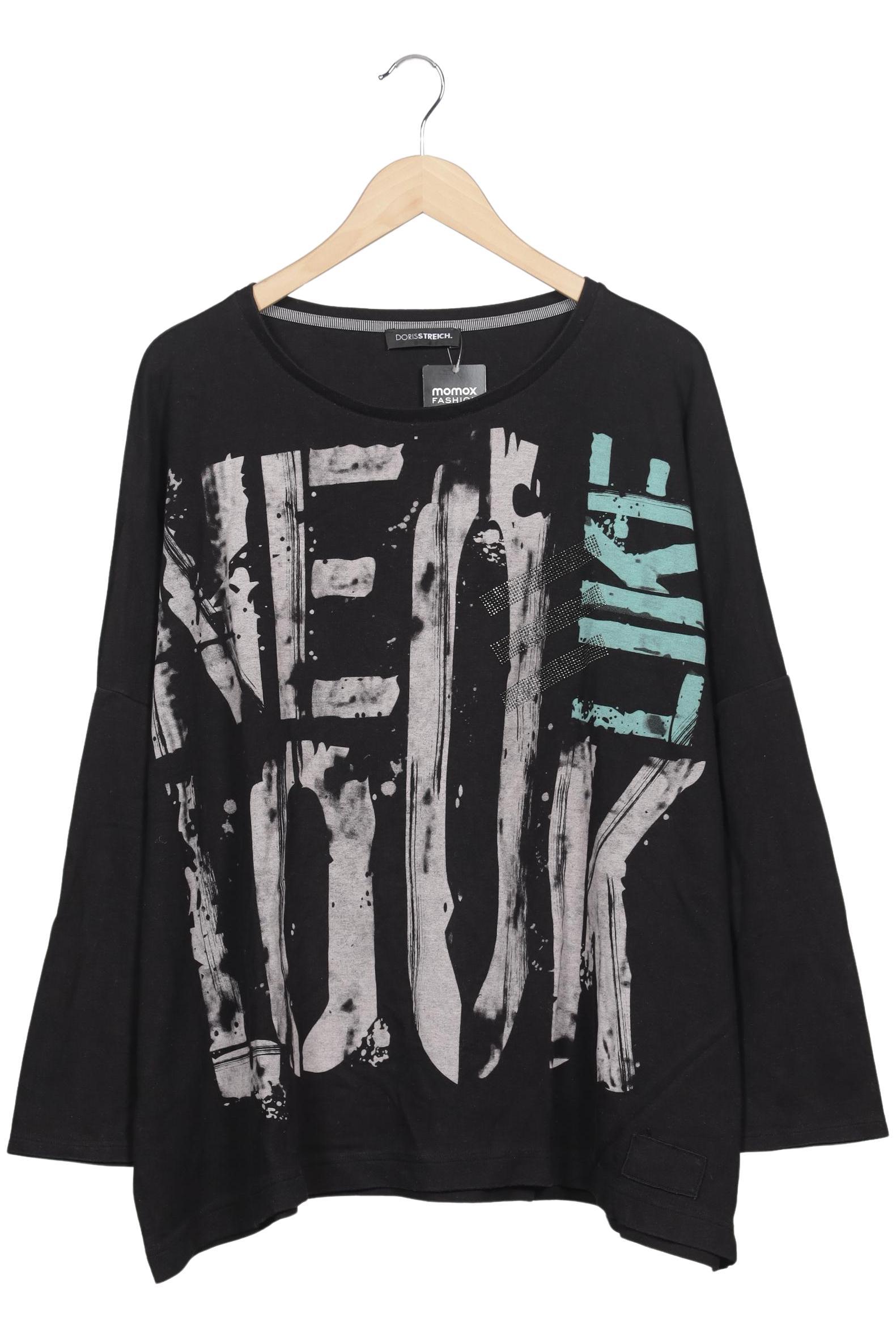 

Doris Streich Damen Sweatshirt, schwarz, Gr. 52