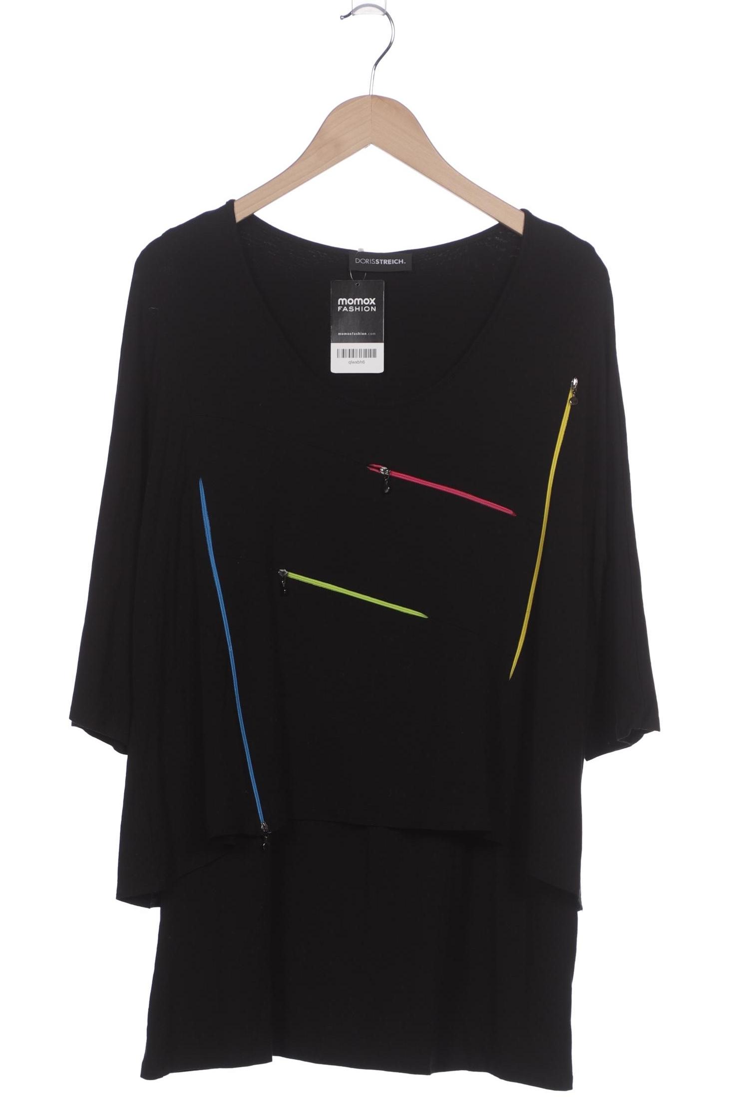 

Doris Streich Damen Langarmshirt, schwarz, Gr. 46