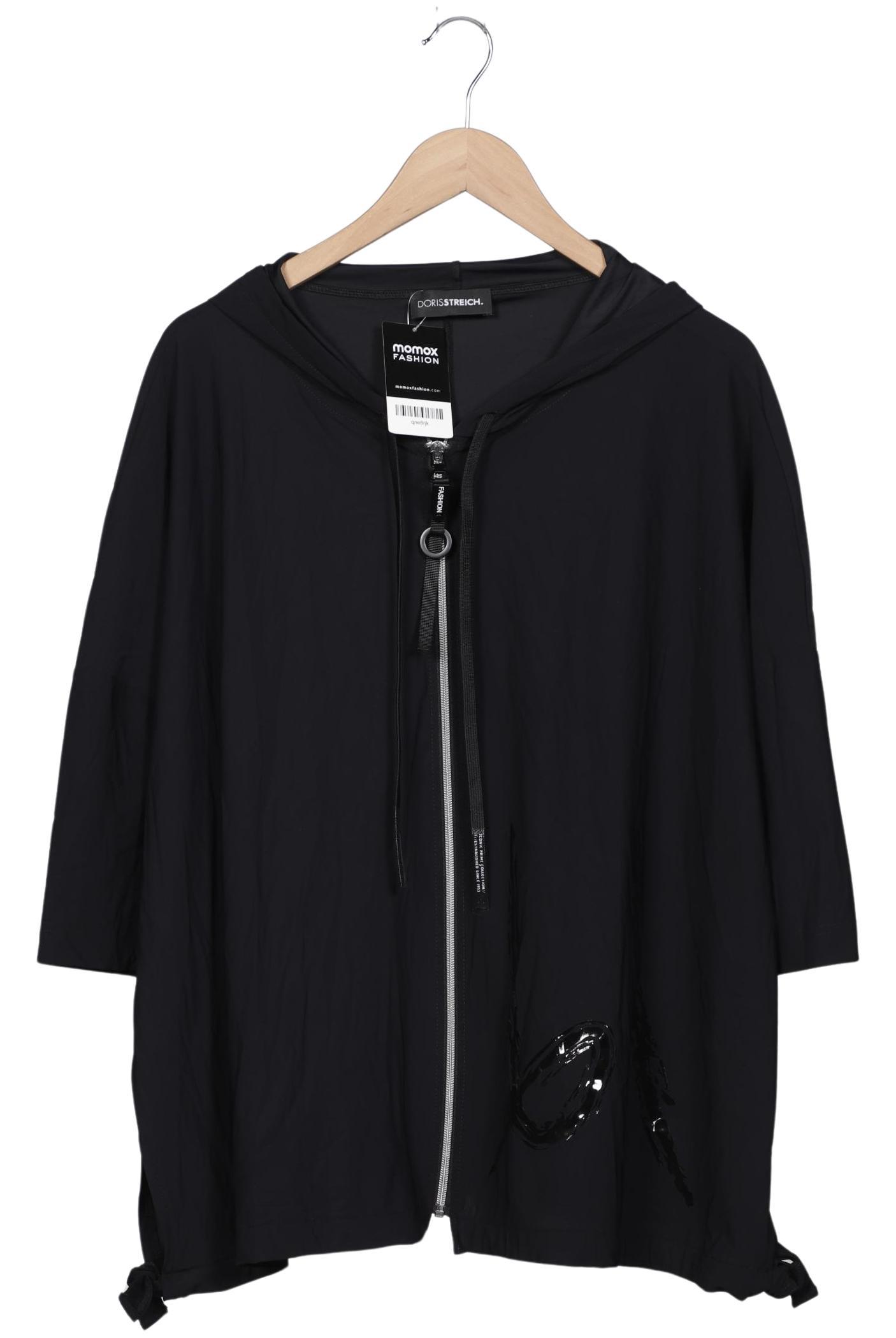 

Doris Streich Damen Kapuzenpullover, schwarz, Gr. 48