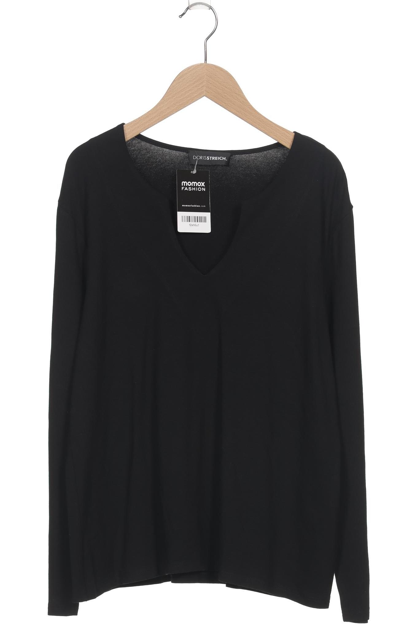 

Doris Streich Damen Langarmshirt, schwarz, Gr. 44