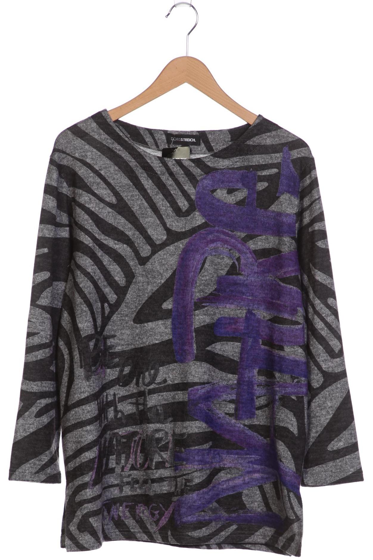 

Doris Streich Damen Langarmshirt, grau