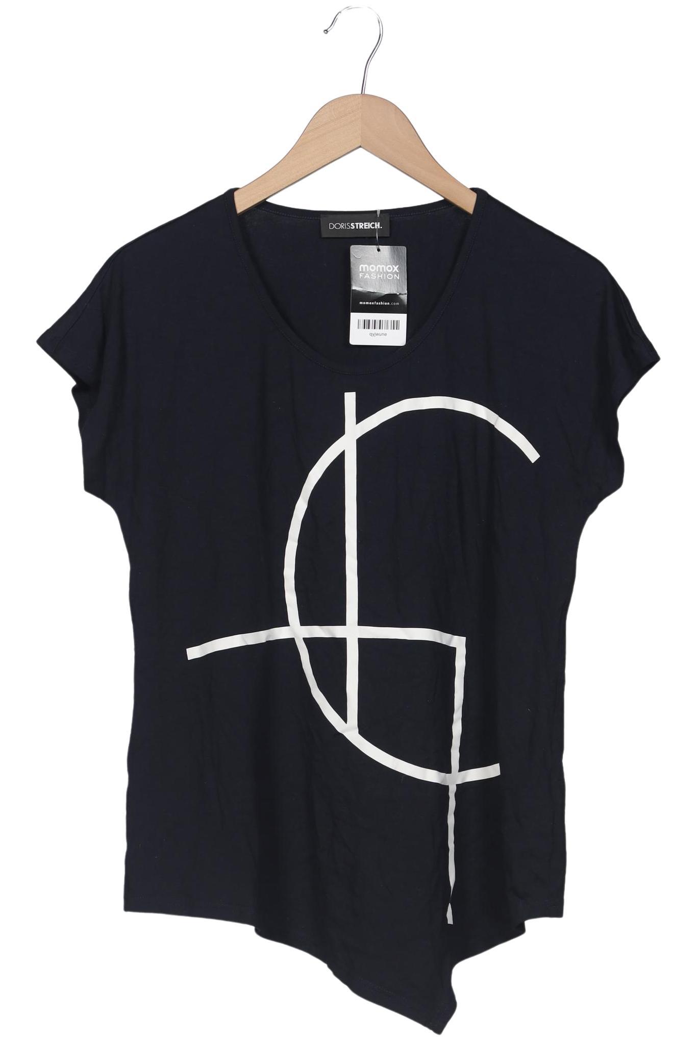 

Doris Streich Damen T-Shirt, marineblau, Gr. 38