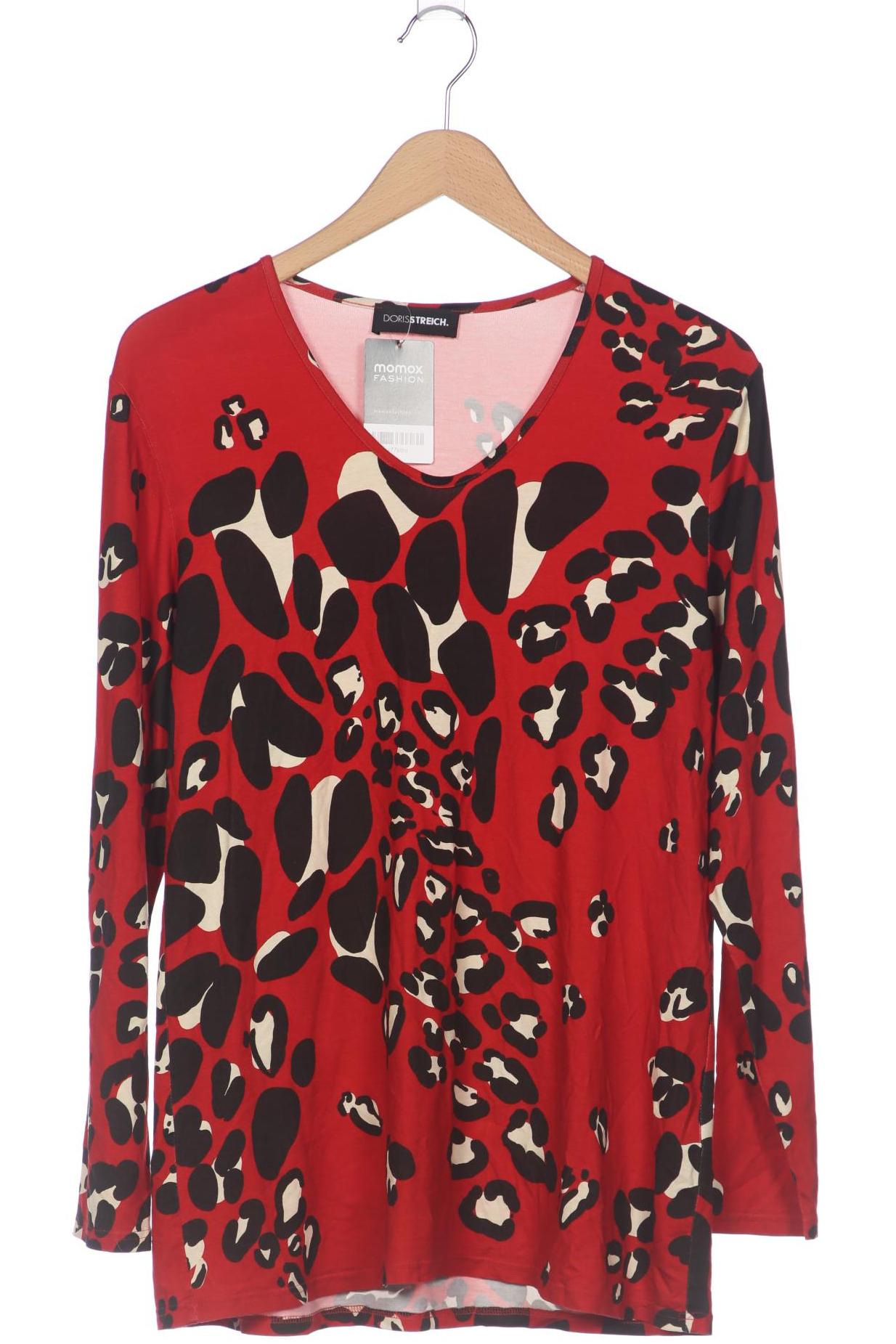 

Doris Streich Damen Langarmshirt, rot, Gr. 42