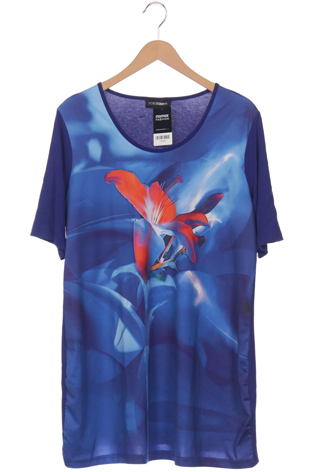 

Doris Streich Damen T-Shirt, blau, Gr. 44